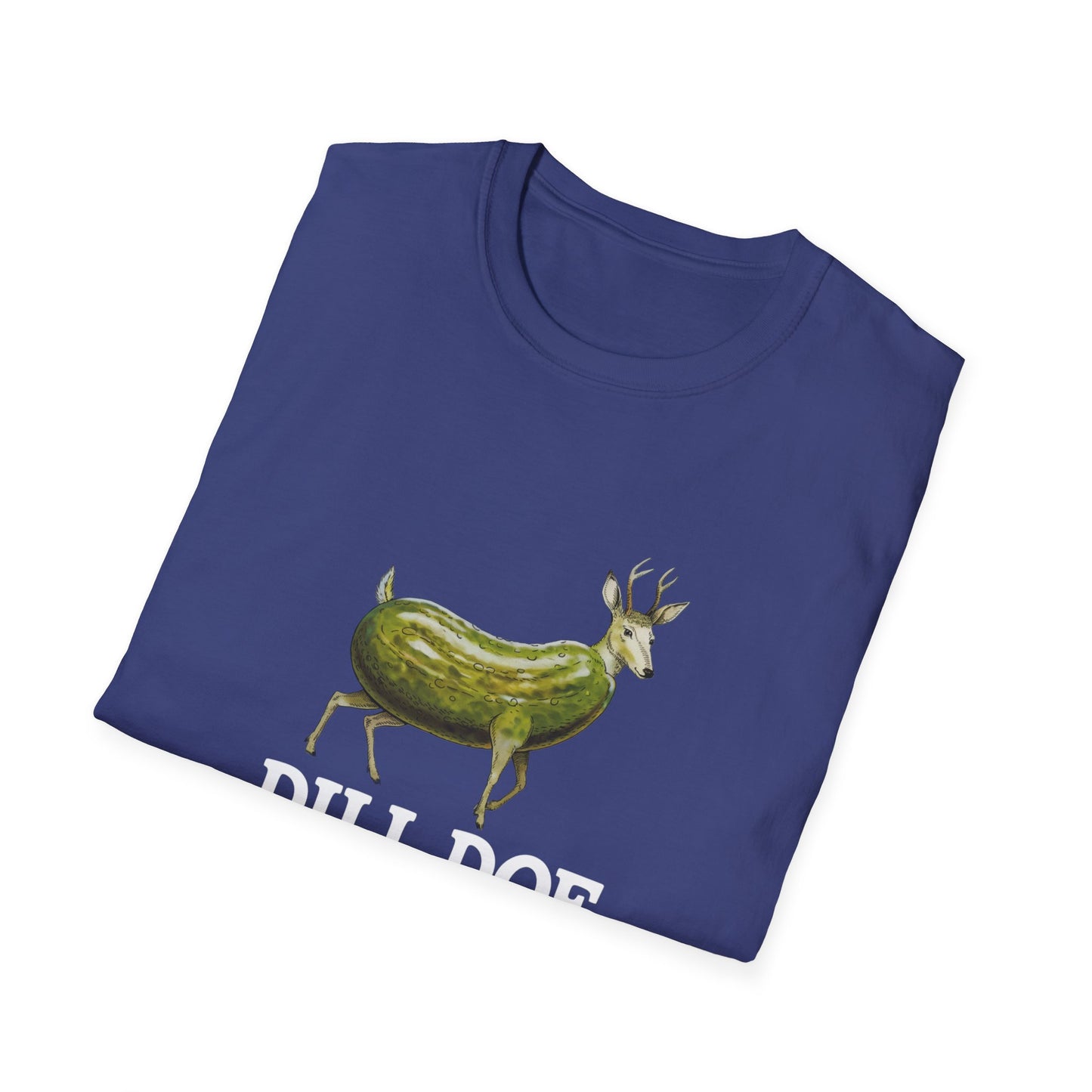 Dill Doe Funny Unisex Softstyle T-Shirt - Quirky Animal Tee