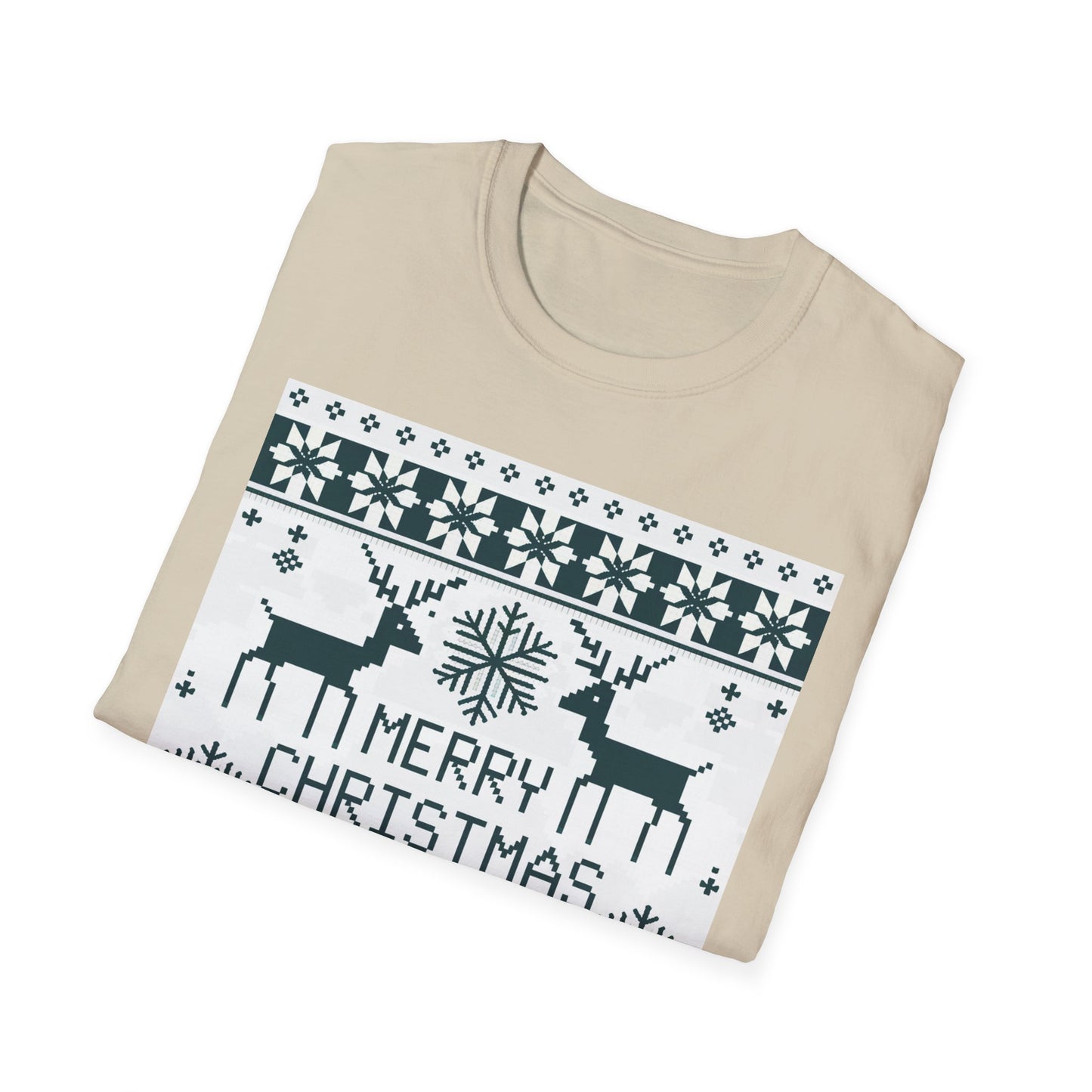 Merry Christmas Bitches Unisex Softstyle T-Shirt, Holiday Graphic Tee, Festive Apparel, Unique Gift for Him/Her, Christmas Party Wear