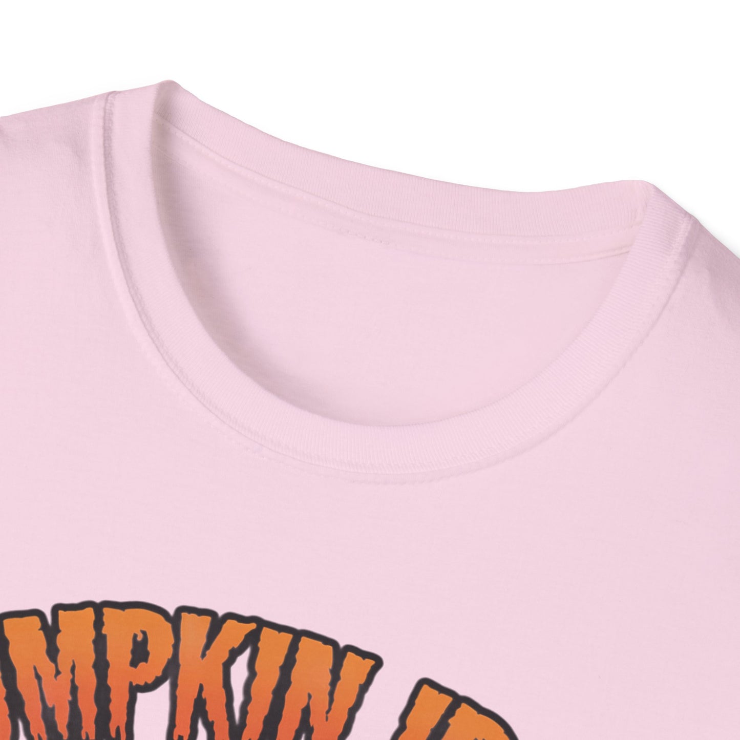 Halloween Pumpkin Iron Gym T-Shirt, Funny Fall Workout Top, Unisex Fitness Apparel, Spooky Season Gift, October Gym Shirt