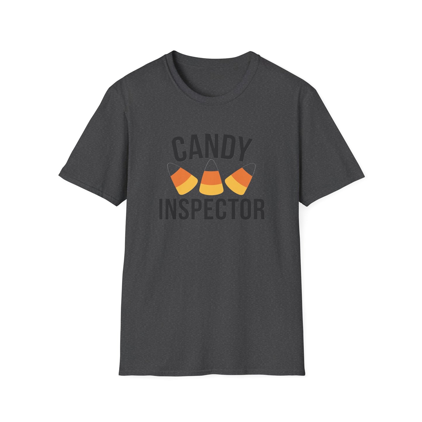 Fun Candy Inspector T-Shirt for Halloween, Unisex Graphic Tee, Sweet Tooth Apparel, Perfect for Fall Celebrations, Trick or Treat