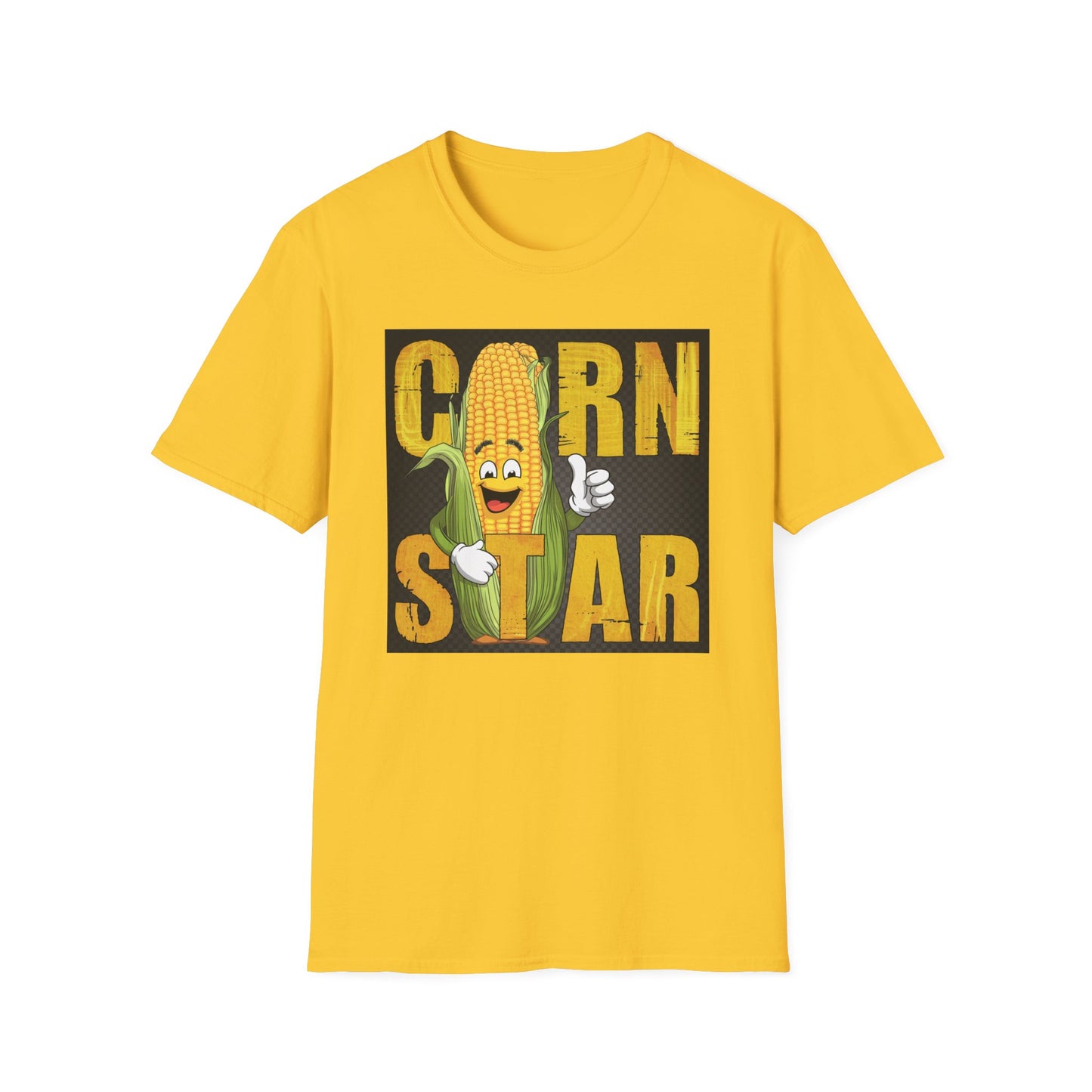 Corn Star Unisex Softstyle T-Shirt - Fun and Quirky Tee for Corn Lovers