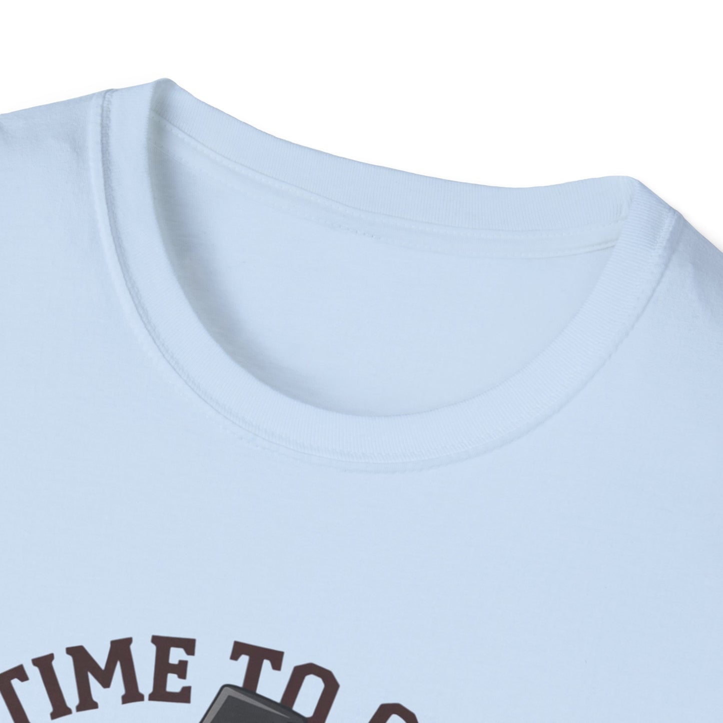 Funny Thanksgiving T-Shirt - 'Time to Get Basted' Unisex Softstyle Tee