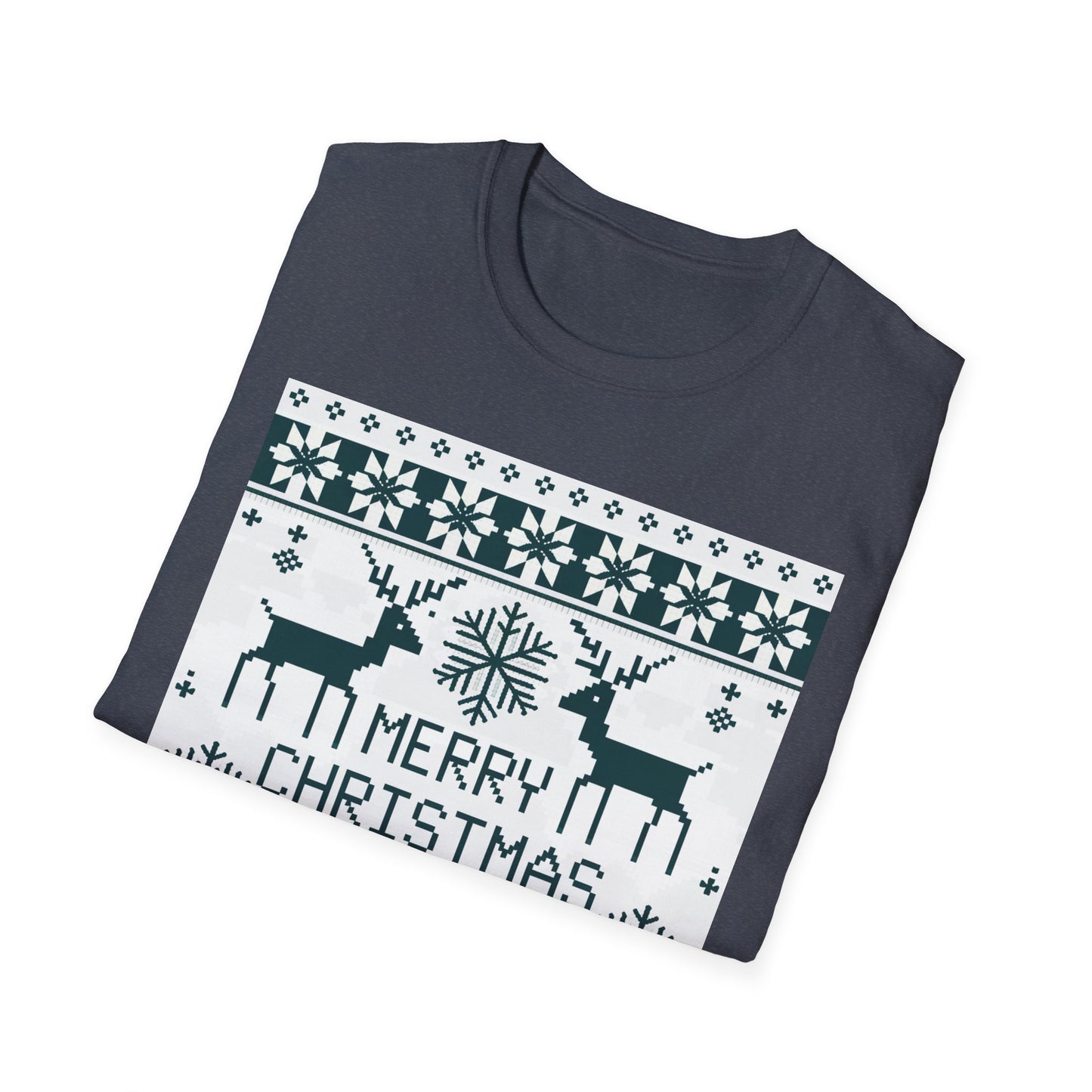 Merry Christmas Bitches Unisex Softstyle T-Shirt, Holiday Graphic Tee, Festive Apparel, Unique Gift for Him/Her, Christmas Party Wear