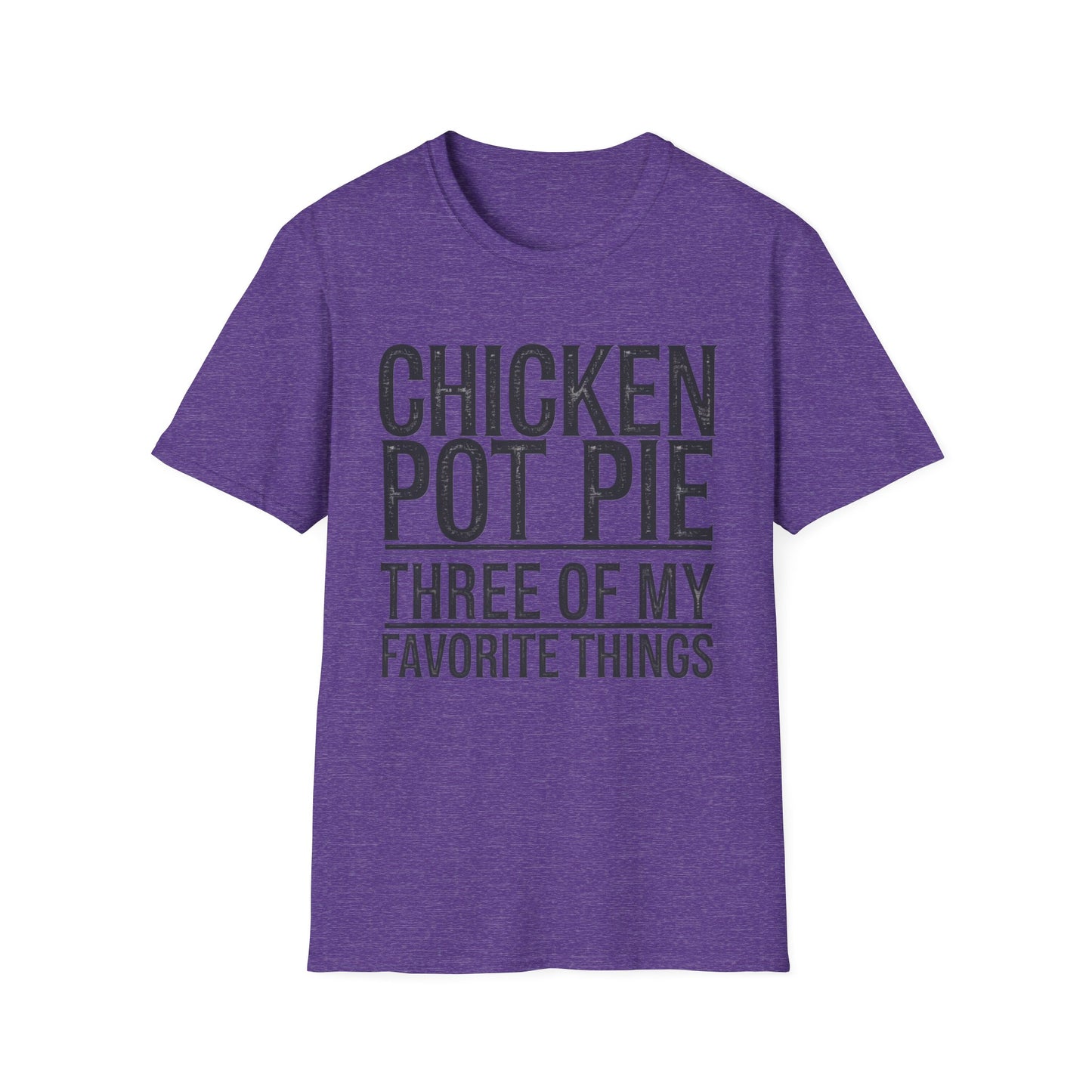 Funny Chicken Pot Pie Unisex Softstyle T-Shirt | Perfect for Food Lovers
