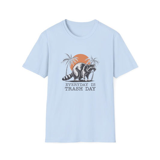 Everyday is Trash Day Unisex Softstyle T-Shirt - Fun Graphic Tee for Casual Wear