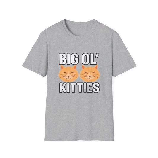 Big Ol' Kitties Unisex T-Shirt – Cute Cat Lover Tee for Everyday Wear