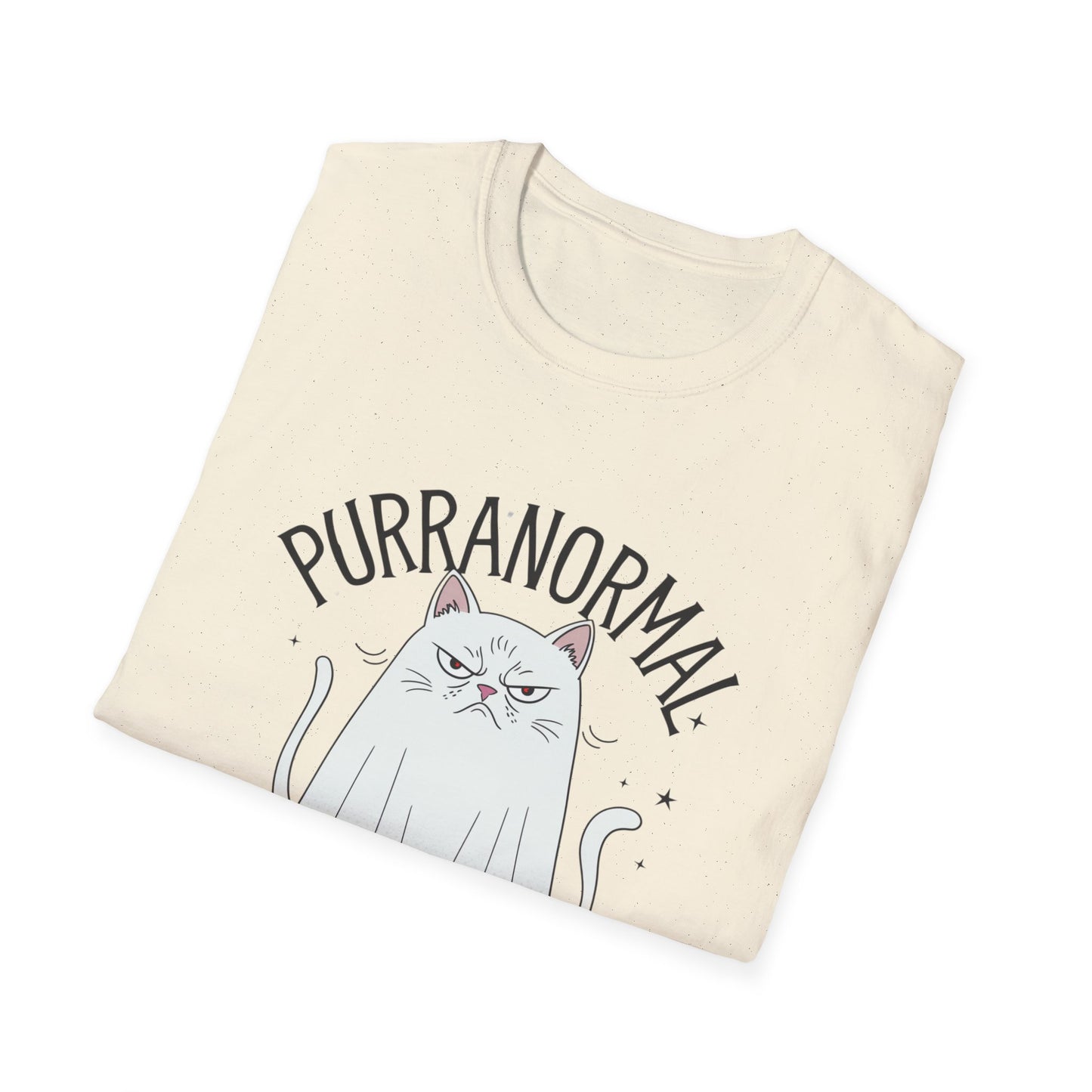 Funny Cat Tee - Purranormal Cativity T-Shirt for Cat Lovers, Gift for Pet Owners, Halloween Tee, Cozy Unisex Shirt, Cat Lover Apparel
