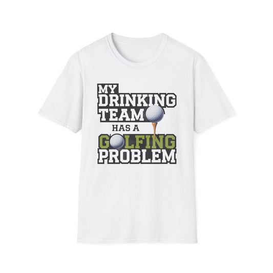 Funny Golfing Problem Unisex Softstyle T-Shirt
