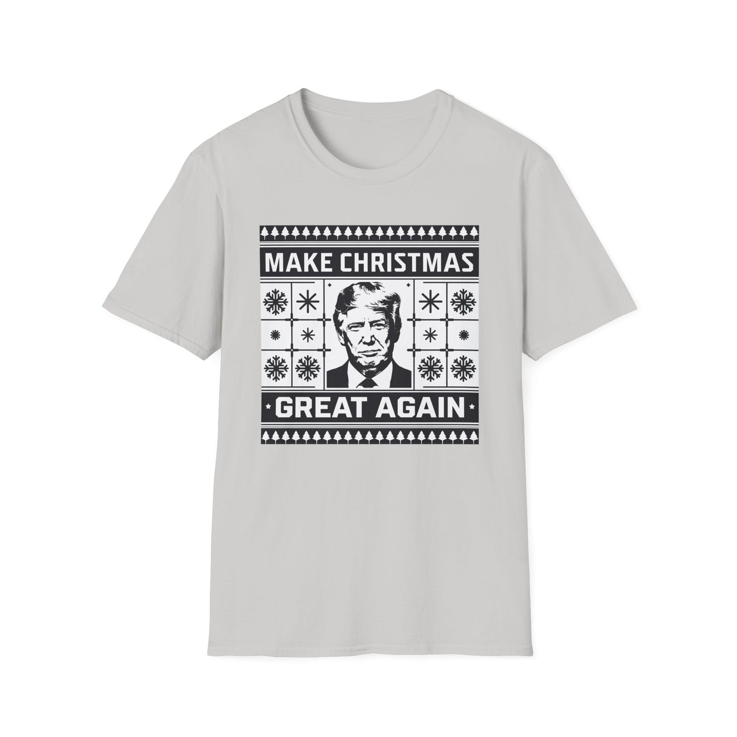 Christmas Humor T-Shirt, Unisex Holiday Tee, Make Christmas Great Again Shirt, Funny Xmas Apparel, Gift for Trump Fans