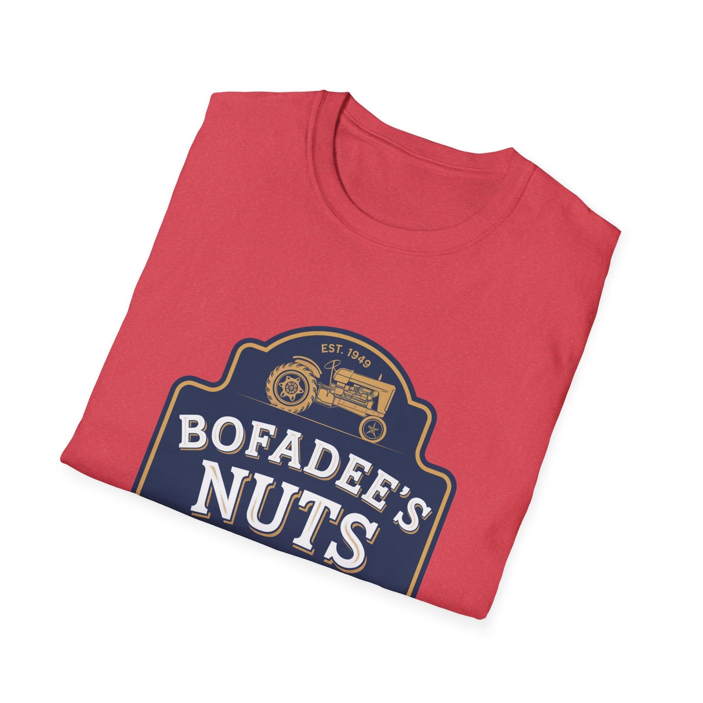Vintage Bofadee's Nuts Unisex Softstyle T-Shirt - Fun and Casual Tees for All Occasions