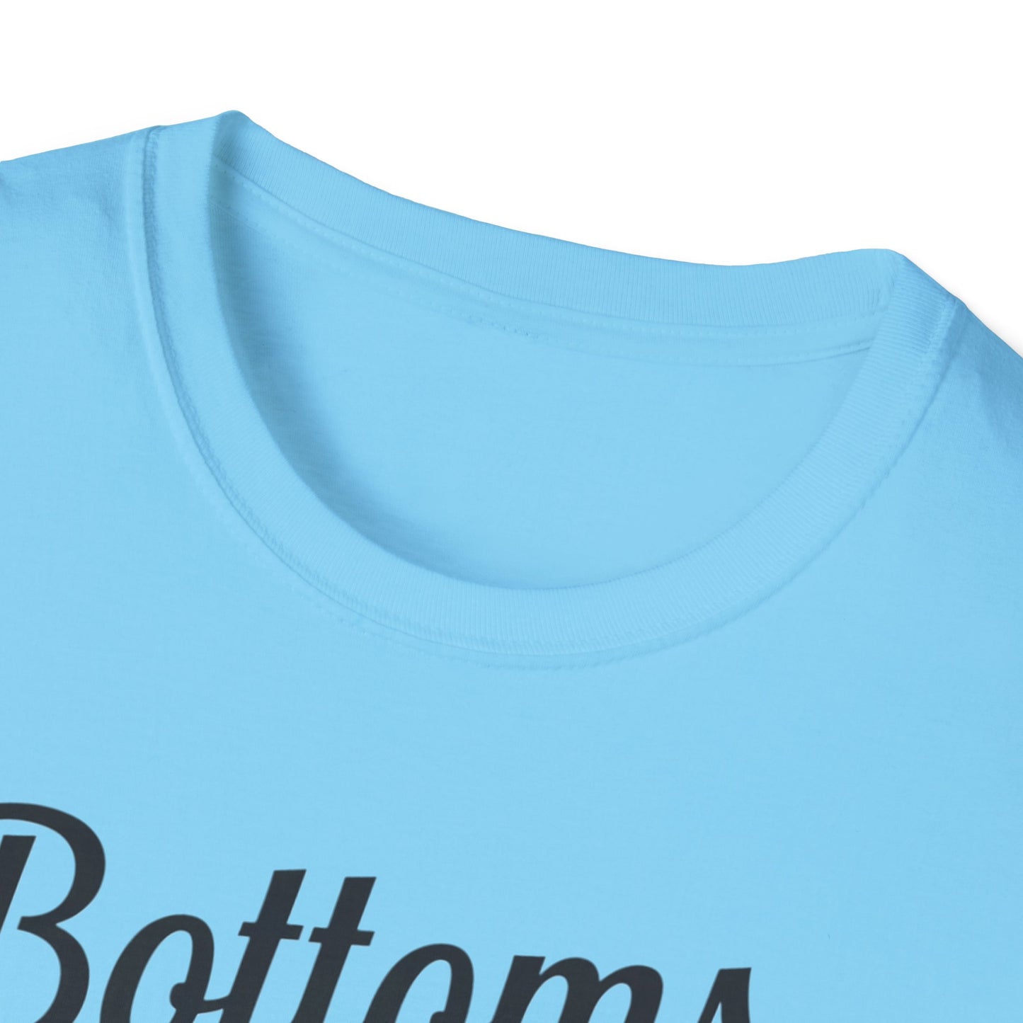 Playful Bottoms Up Unisex T-Shirt, Funny Shirt, Gift for Friends, Casual Wear, Party Apparel, Humor Tee