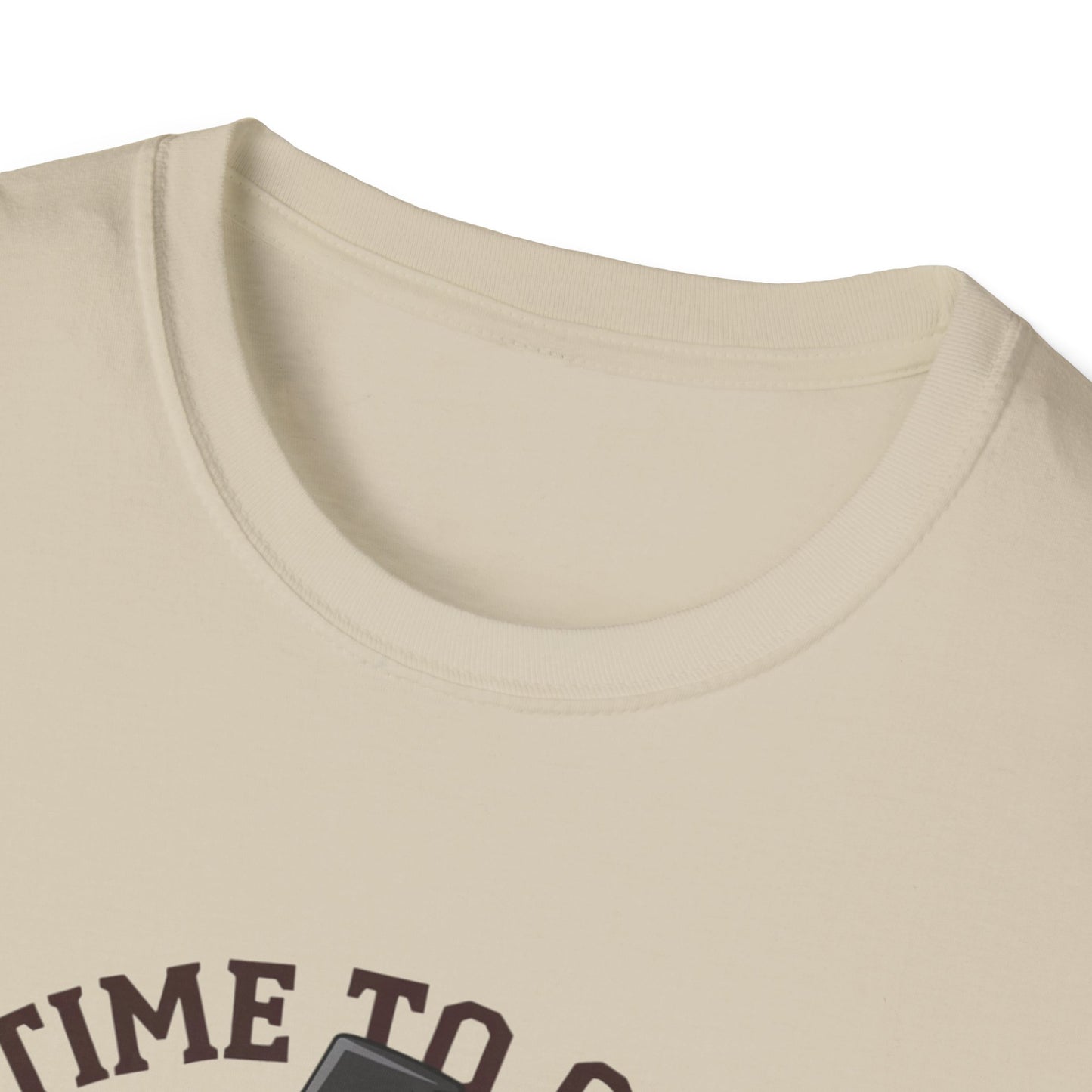 Funny Thanksgiving T-Shirt - 'Time to Get Basted' Unisex Softstyle Tee