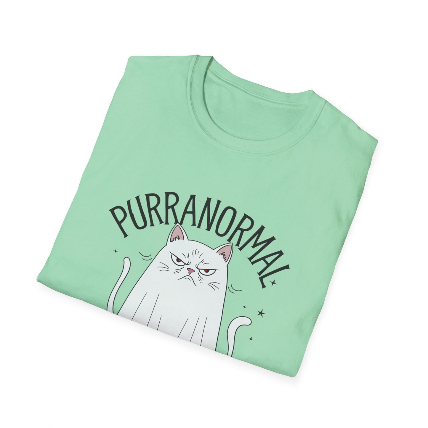 Funny Cat Tee - Purranormal Cativity T-Shirt for Cat Lovers, Gift for Pet Owners, Halloween Tee, Cozy Unisex Shirt, Cat Lover Apparel