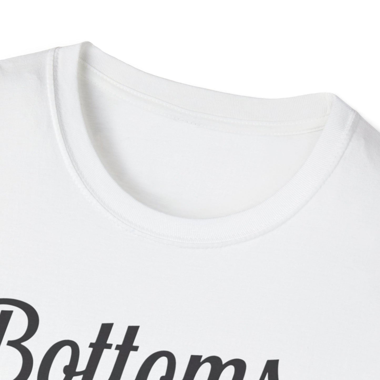 Playful Bottoms Up Unisex T-Shirt, Funny Shirt, Gift for Friends, Casual Wear, Party Apparel, Humor Tee