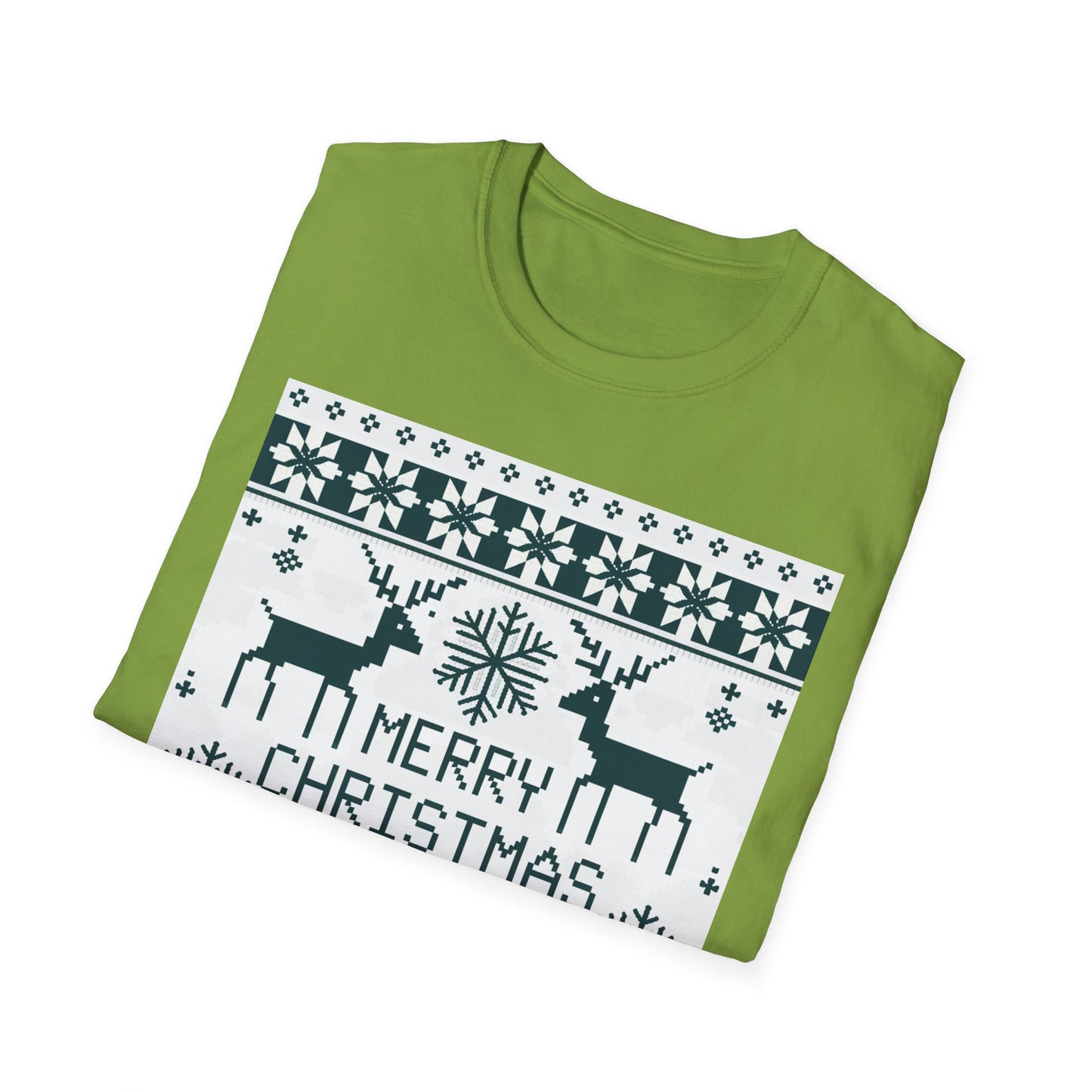 Merry Christmas Bitches Unisex Softstyle T-Shirt, Holiday Graphic Tee, Festive Apparel, Unique Gift for Him/Her, Christmas Party Wear
