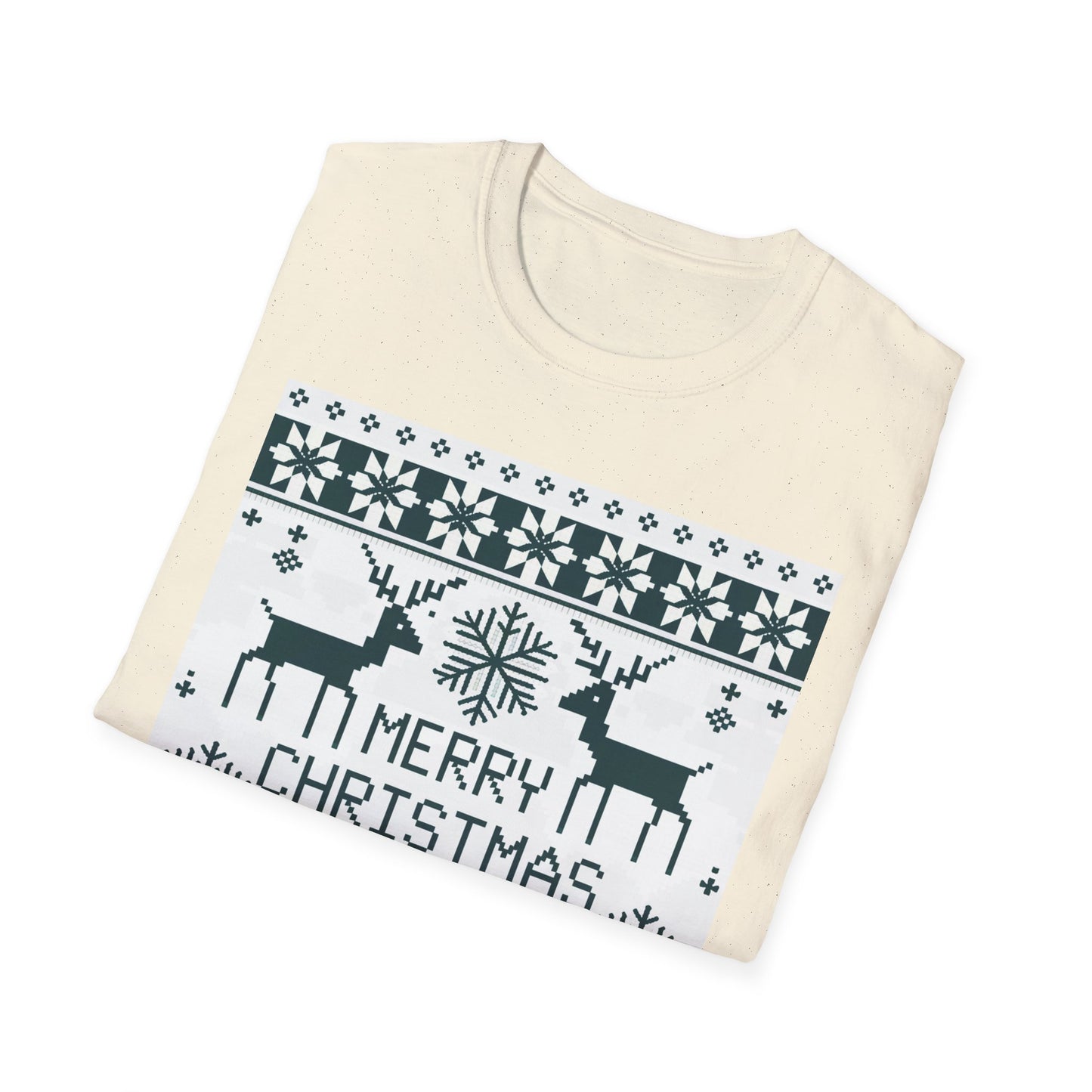 Merry Christmas Bitches Unisex Softstyle T-Shirt, Holiday Graphic Tee, Festive Apparel, Unique Gift for Him/Her, Christmas Party Wear