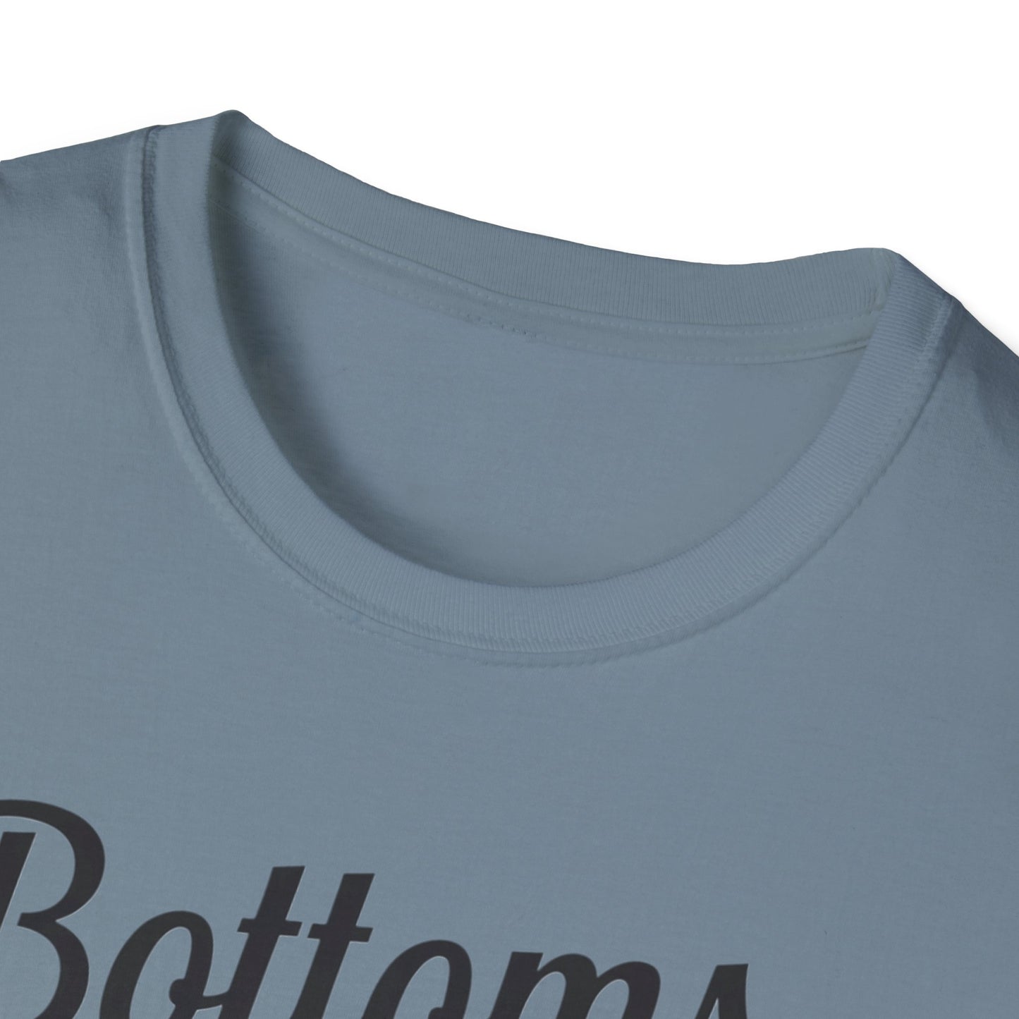 Playful Bottoms Up Unisex T-Shirt, Funny Shirt, Gift for Friends, Casual Wear, Party Apparel, Humor Tee