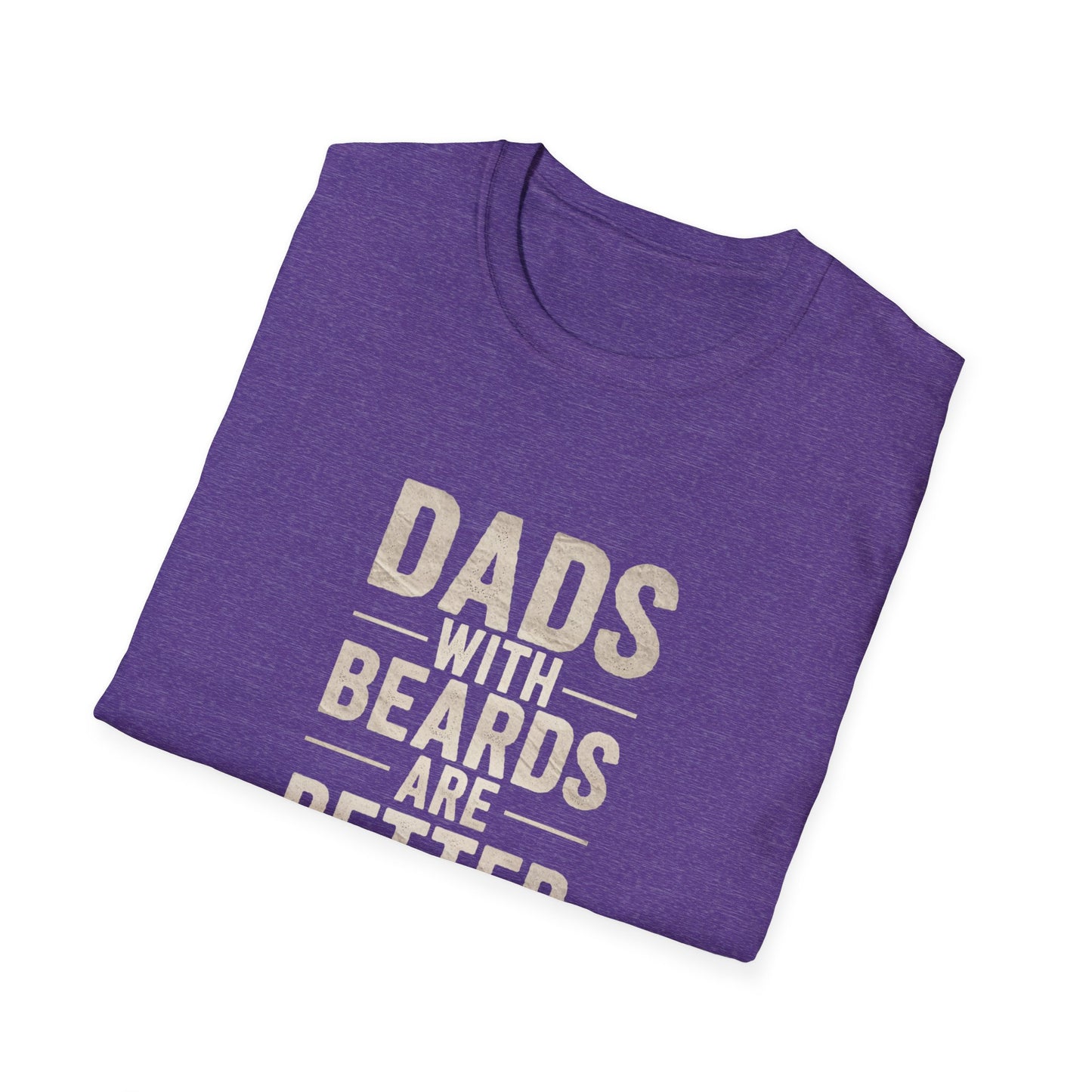 Dads with Beards Unisex Softstyle T-Shirt - Perfect Gift for Father's Day