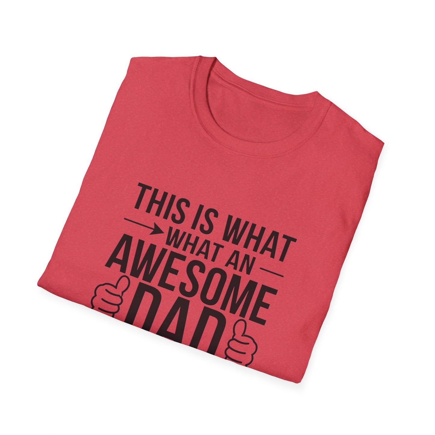 Awesome Dad Unisex Softstyle T-Shirt - Perfect Father's Day Gift