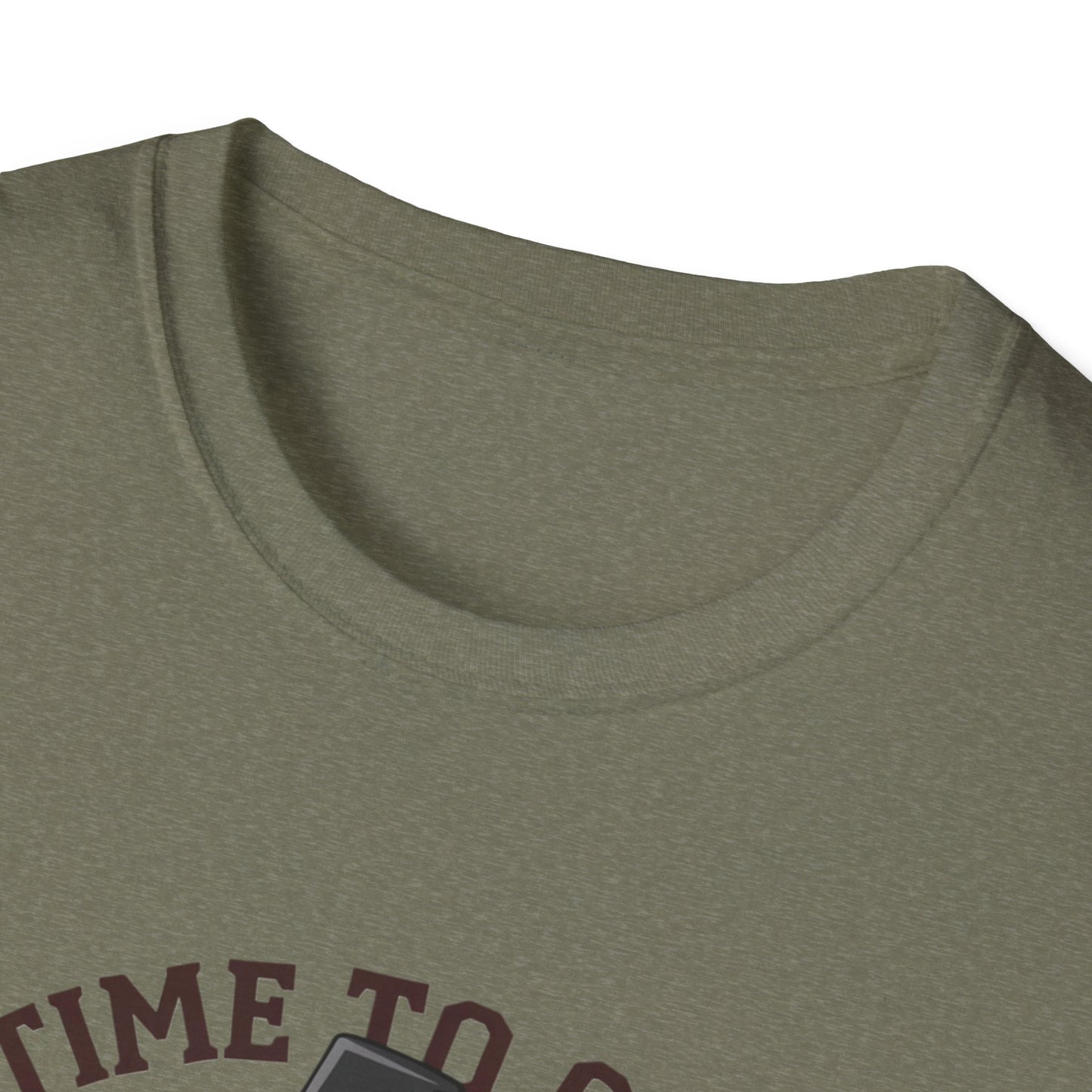 Funny Thanksgiving T-Shirt - 'Time to Get Basted' Unisex Softstyle Tee