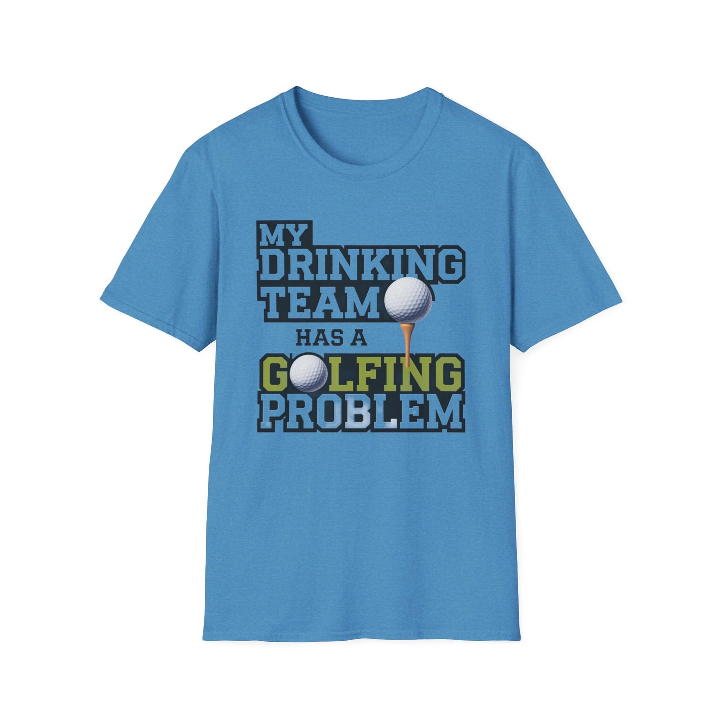Funny Golfing Problem Unisex Softstyle T-Shirt