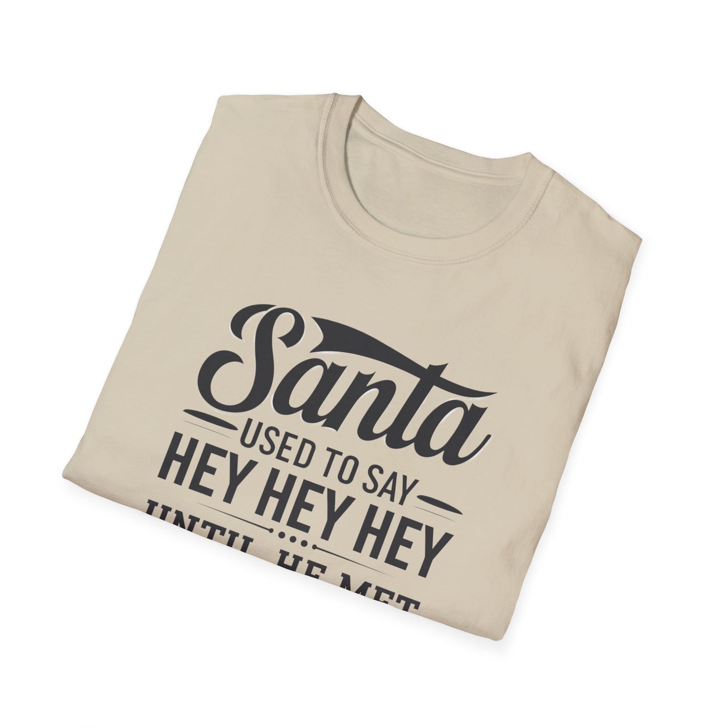Funny Santa T-Shirt for Christmas, Holiday Shirt, Unisex Graphic Tee, Gift for Mom, Family Gathering Tee, Fun Holiday Apparel