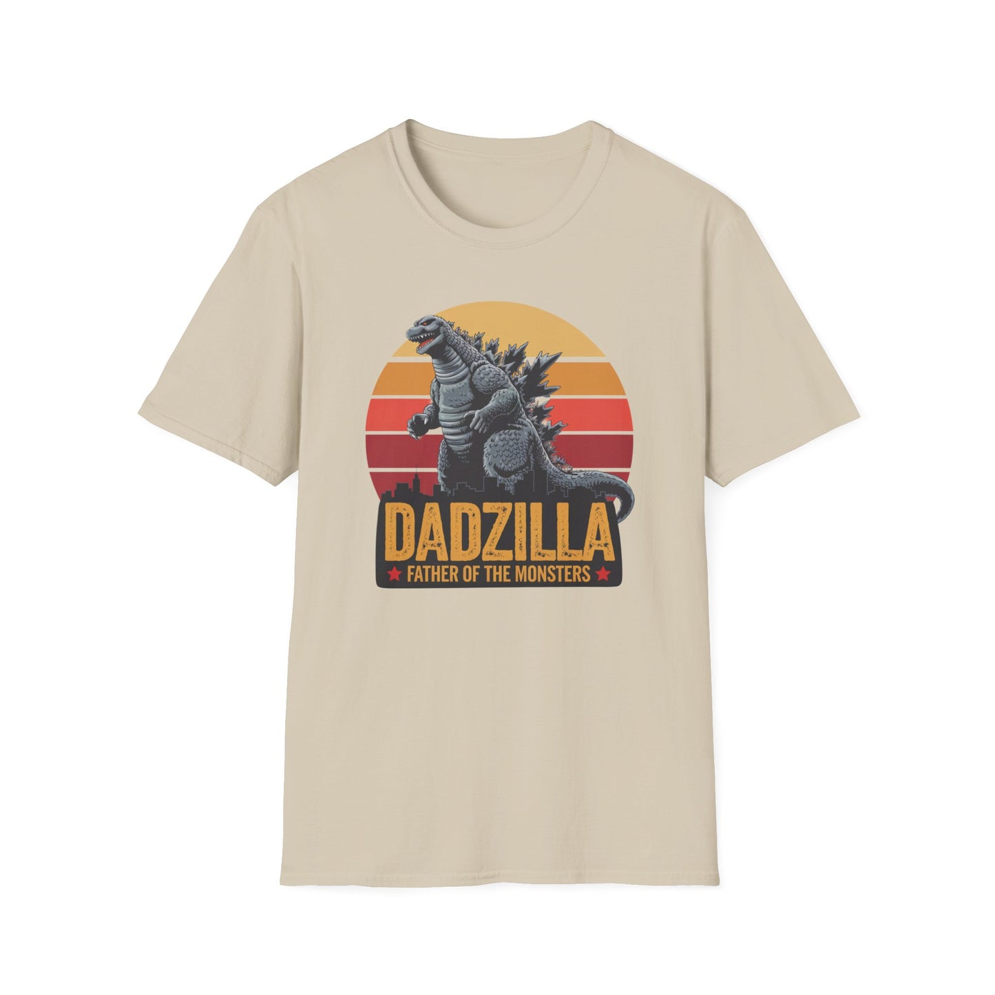 Dadzilla Tee - Unisex Softstyle T-Shirt for Dad Enthusiasts Fathers Day Gift