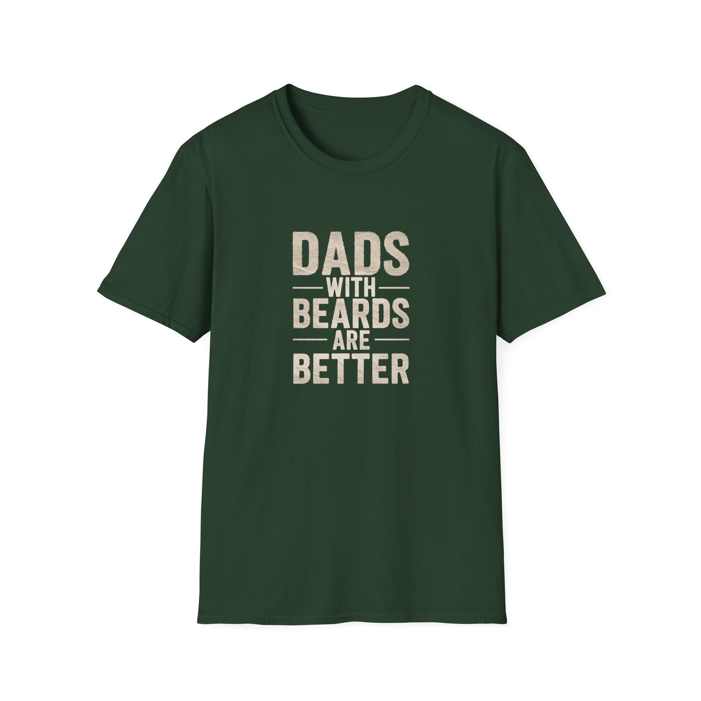 Dads with Beards Unisex Softstyle T-Shirt - Perfect Gift for Father's Day