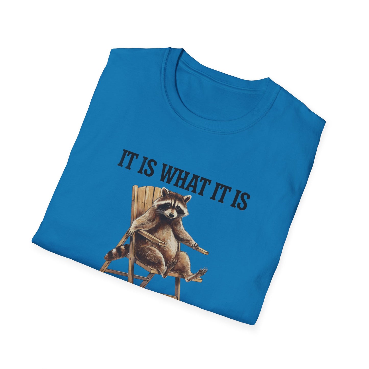 Funny Raccoon T-Shirt, Humorous Unisex Tee, Casual Wear, Gift for Friends, Relaxed Style, Everyday Humor, Animal Lover Shirt