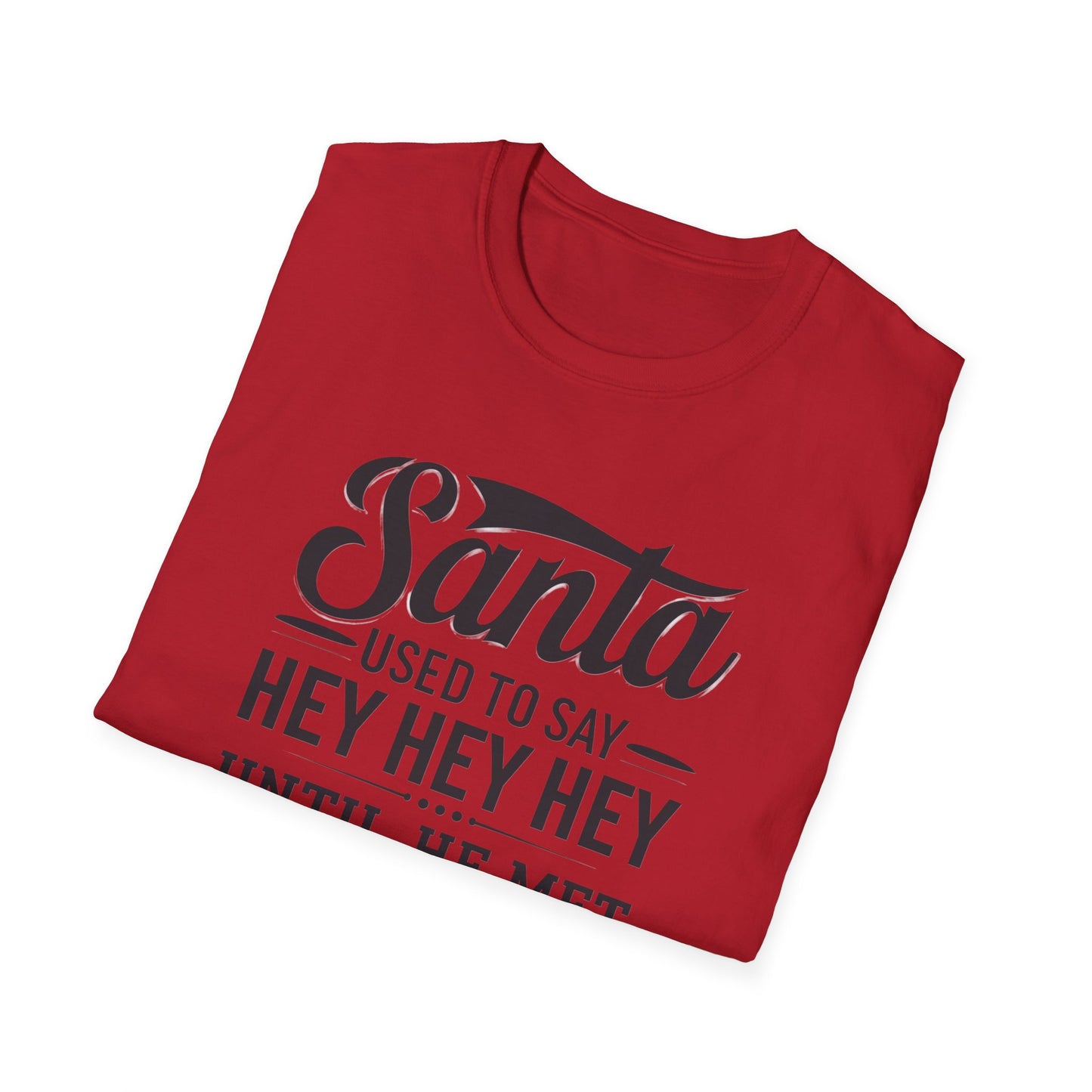 Funny Santa T-Shirt for Christmas, Holiday Shirt, Unisex Graphic Tee, Gift for Mom, Family Gathering Tee, Fun Holiday Apparel