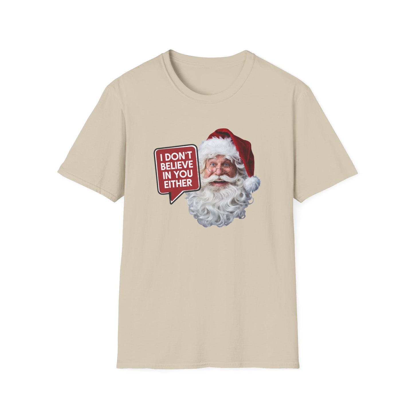 Funny Santa Holiday T-Shirt, Christmas Gift for Adults, Unisex Tee, Humor Shirt, Festive Wear, Winter Apparel