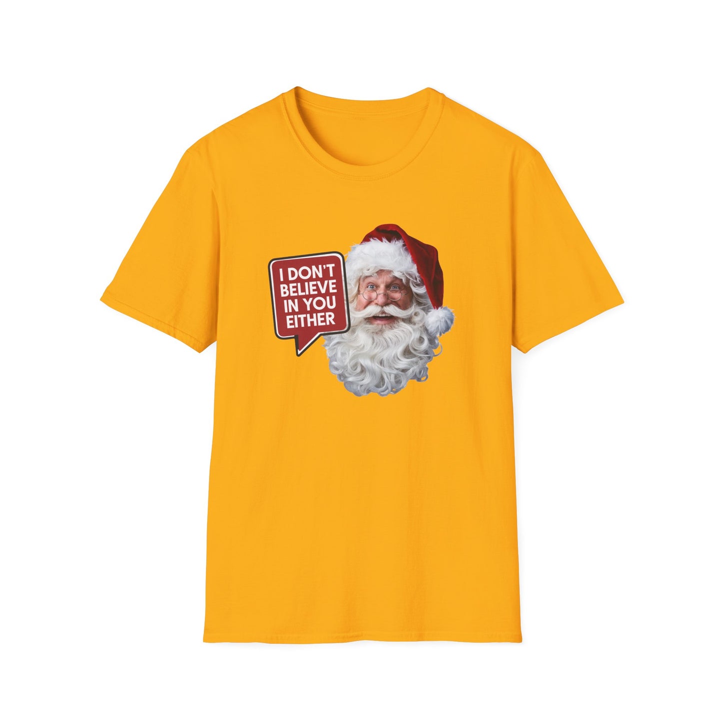 Funny Santa Holiday T-Shirt, Christmas Gift for Adults, Unisex Tee, Humor Shirt, Festive Wear, Winter Apparel