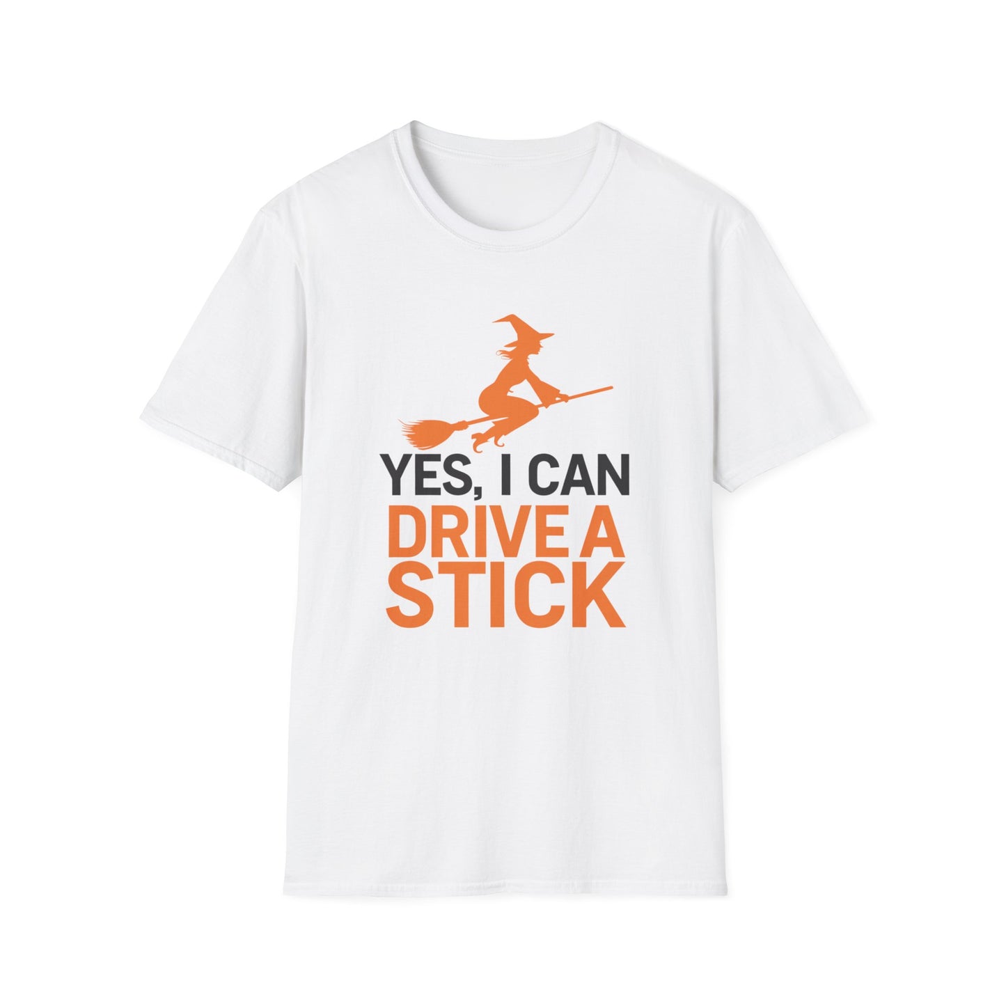 Funny Halloween T-Shirt, Yes I Can Drive a Stick Tee, Unisex Humor Shirt, Witch Broomstick Lover Gift, Halloween Party Apparel, Spooky [...]