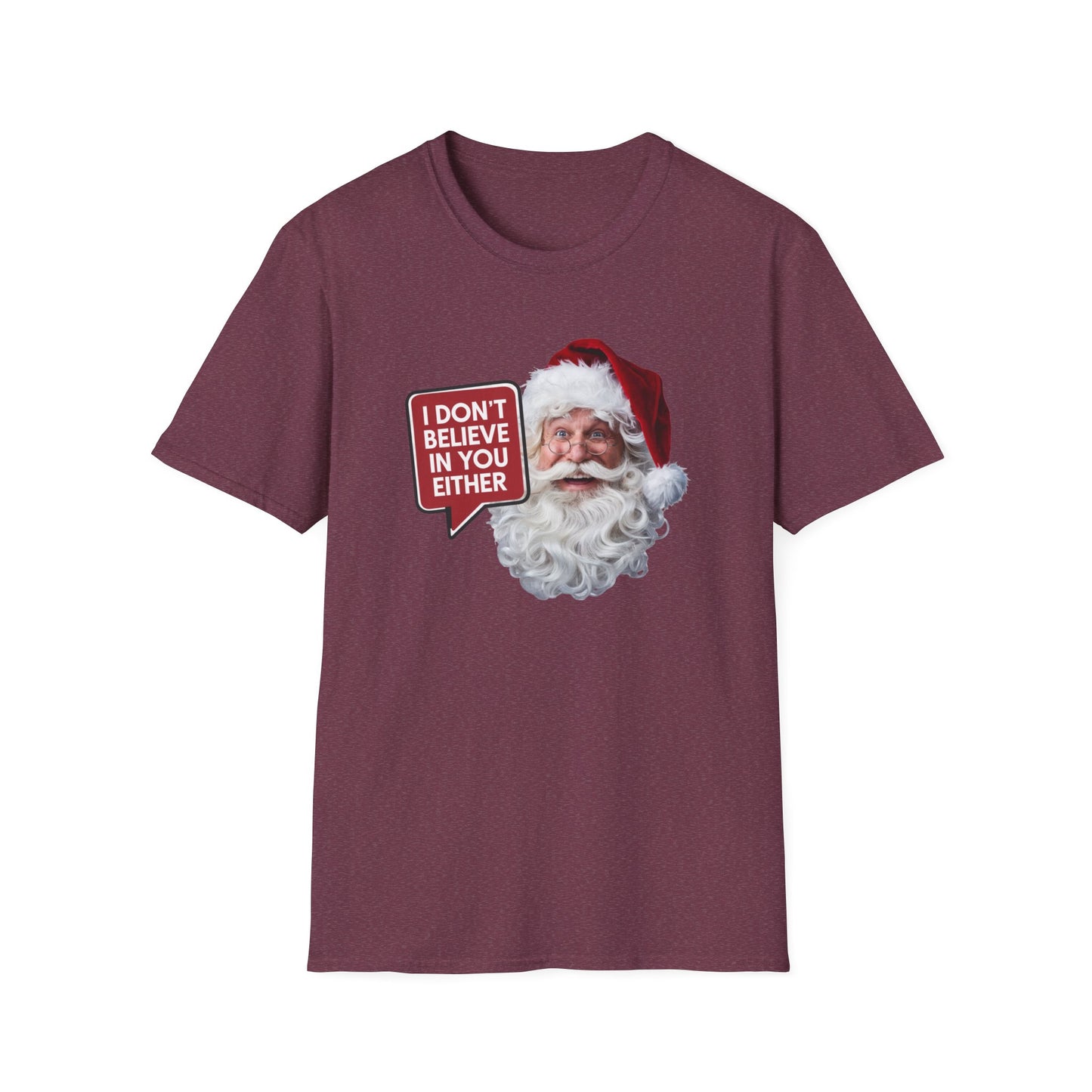 Funny Santa Holiday T-Shirt, Christmas Gift for Adults, Unisex Tee, Humor Shirt, Festive Wear, Winter Apparel