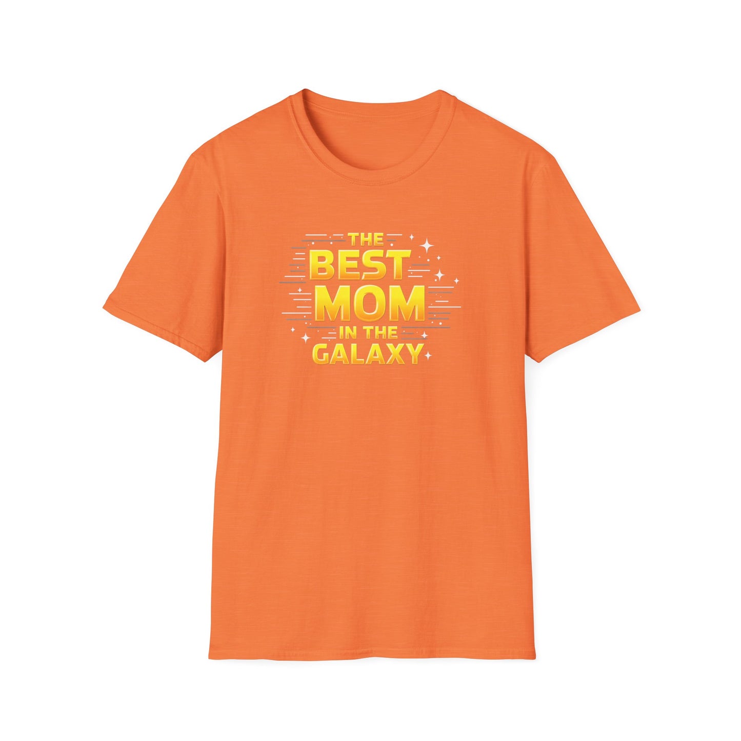 Best Mom in the Galaxy T-Shirt - Unisex Softstyle Tee for Mother's Day, Birthday Gift, Mom Appreciation, Casual Wear, Family Gatherings