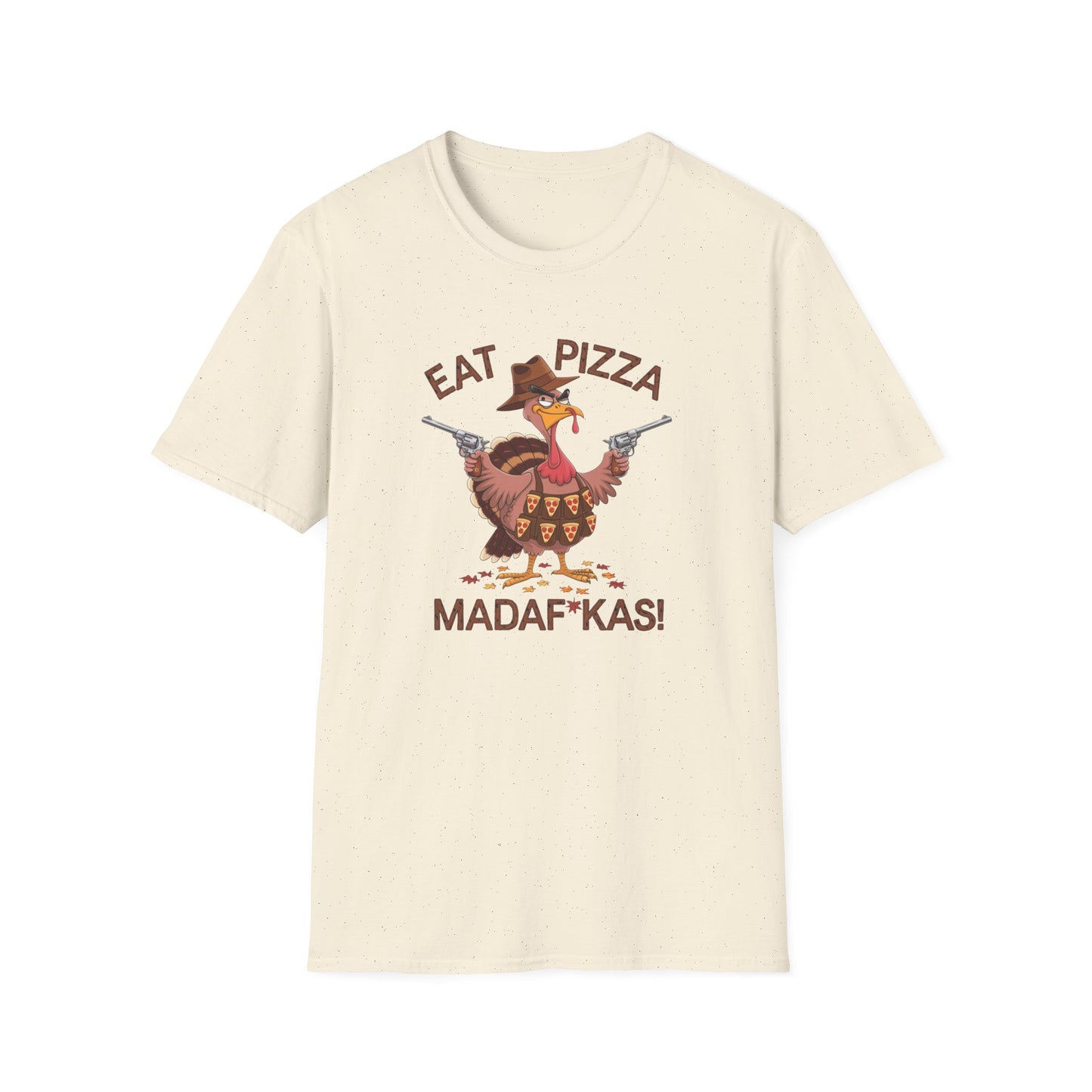 Funny Turkey Pizza Unisex T-Shirt - Perfect for Thanksgiving & Pizza Lovers