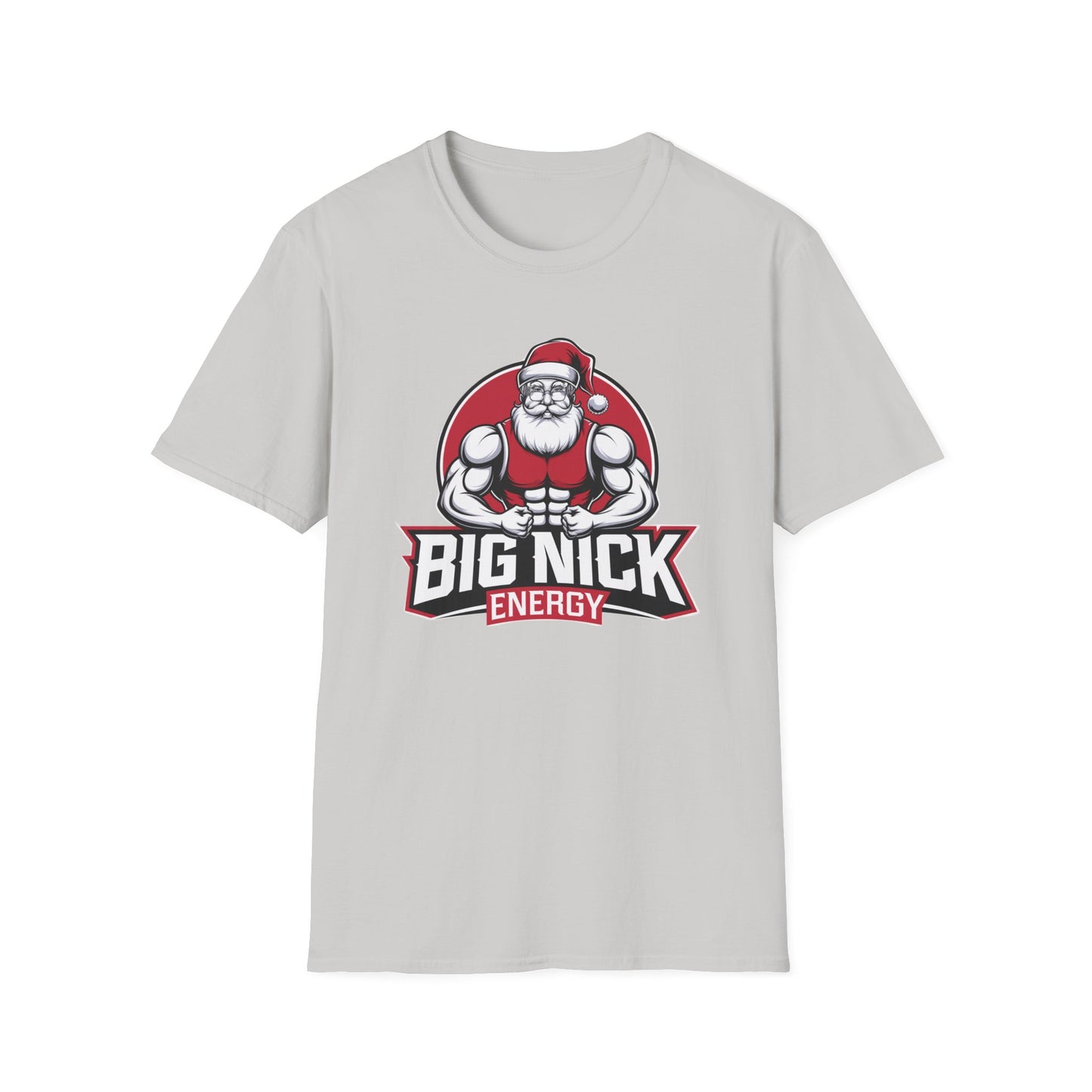 Christmas Muscle Santa Unisex T-Shirt, Holiday Gift, Funny Tee, Santa Outfit, Christmas Apparel