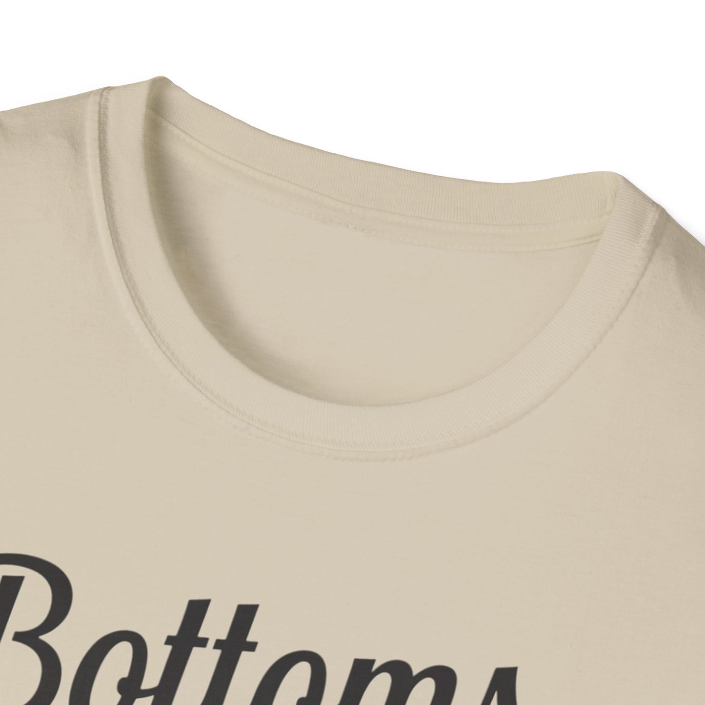 Playful Bottoms Up Unisex T-Shirt, Funny Shirt, Gift for Friends, Casual Wear, Party Apparel, Humor Tee