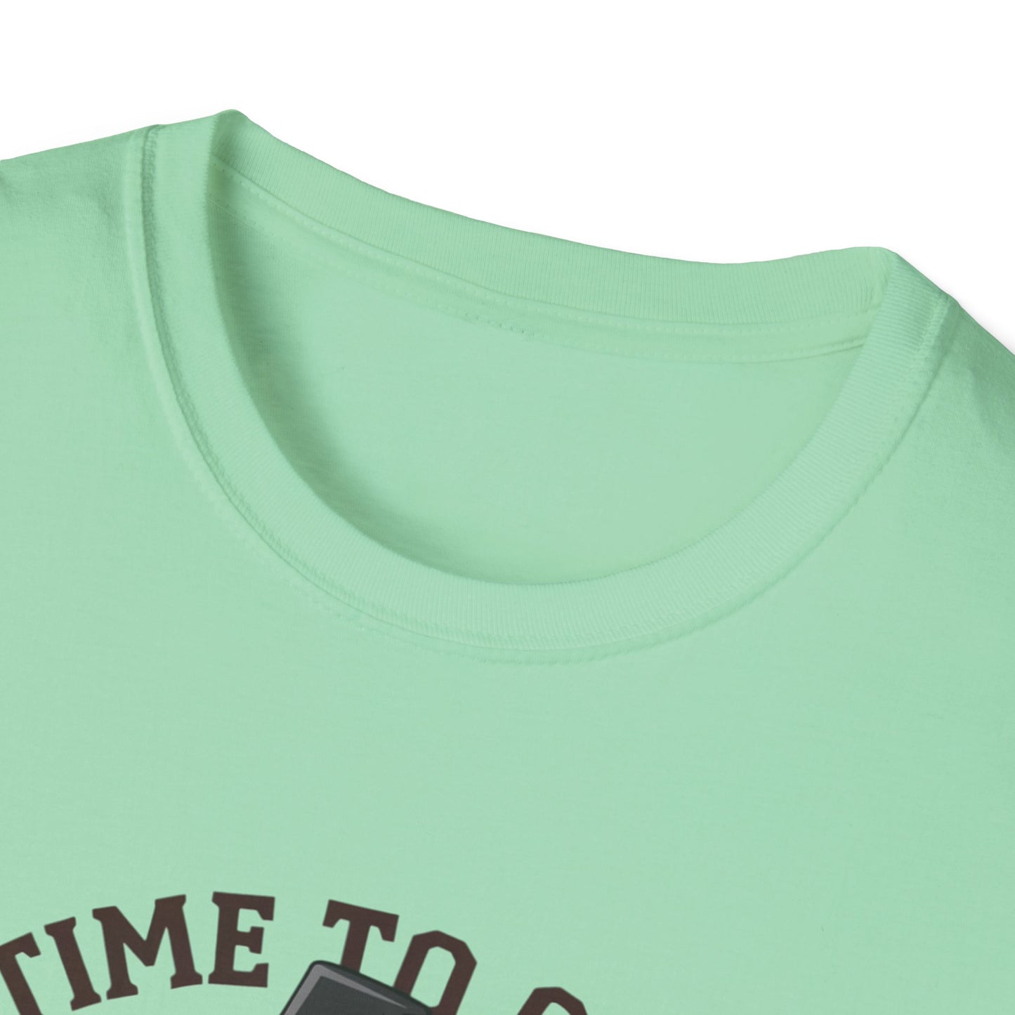 Funny Thanksgiving T-Shirt - 'Time to Get Basted' Unisex Softstyle Tee