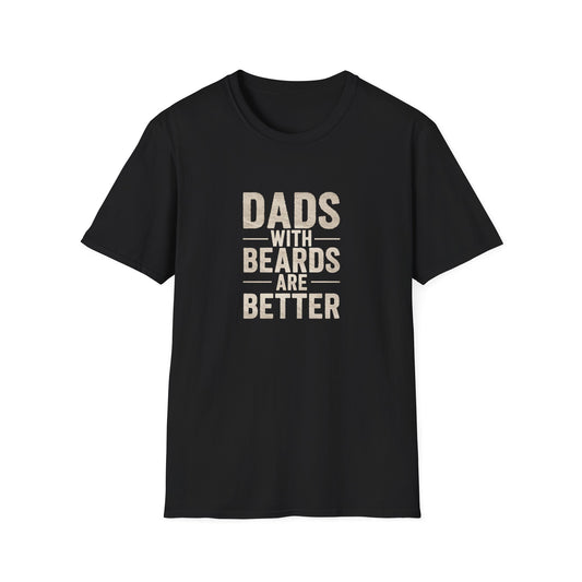 Dads with Beards Unisex Softstyle T-Shirt - Perfect Gift for Father's Day