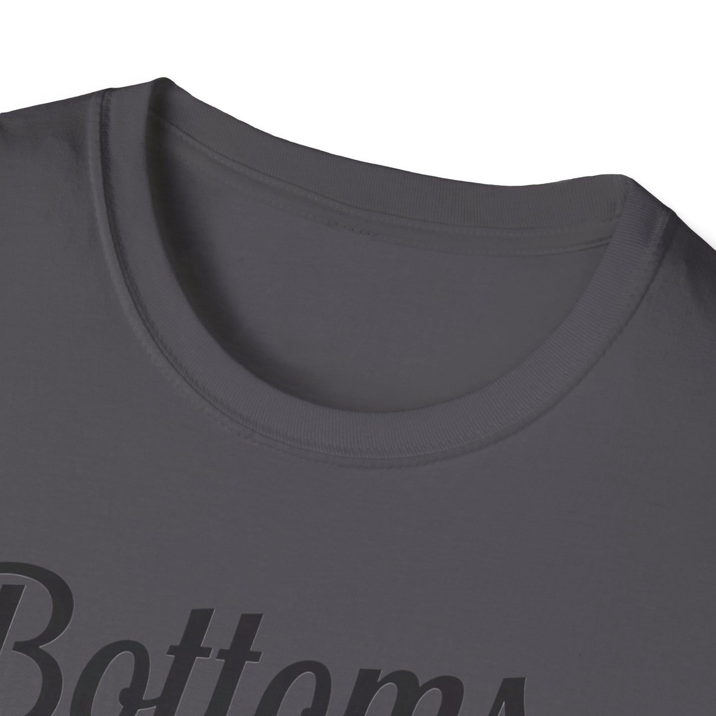 Playful Bottoms Up Unisex T-Shirt, Funny Shirt, Gift for Friends, Casual Wear, Party Apparel, Humor Tee