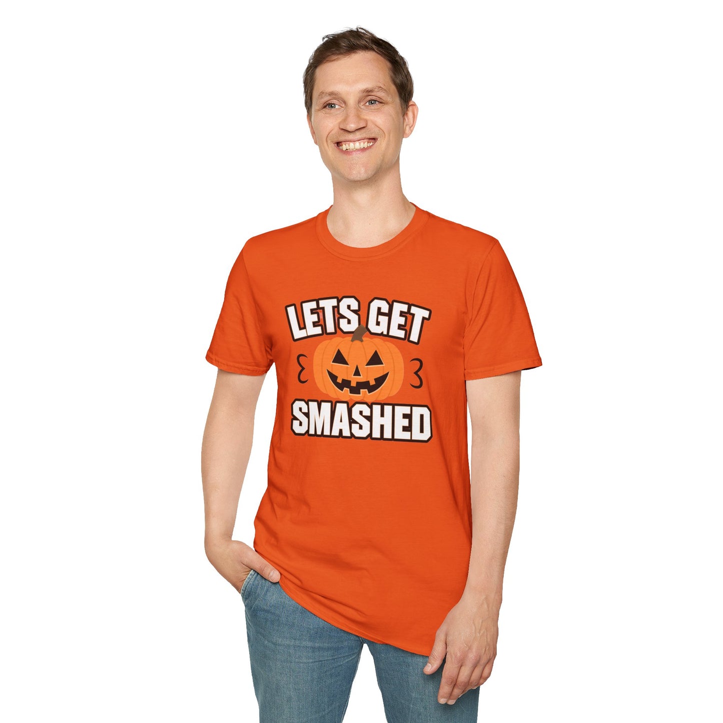 Halloween Party Unisex T-Shirt, Funny Halloween Tee, Let’s Get Smashed Shirt, Spooky Season Apparel, Autumn Festive Gift