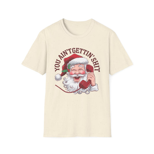 Funny Christmas T-Shirt, Holiday Gift, Santa Humor Tee, Unisex Graphic Shirt, Xmas Party Outfit, Unique Gift Idea