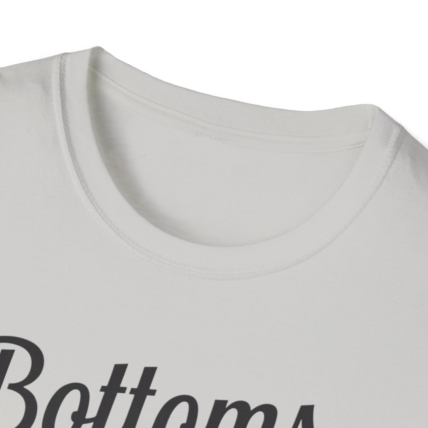 Playful Bottoms Up Unisex T-Shirt, Funny Shirt, Gift for Friends, Casual Wear, Party Apparel, Humor Tee