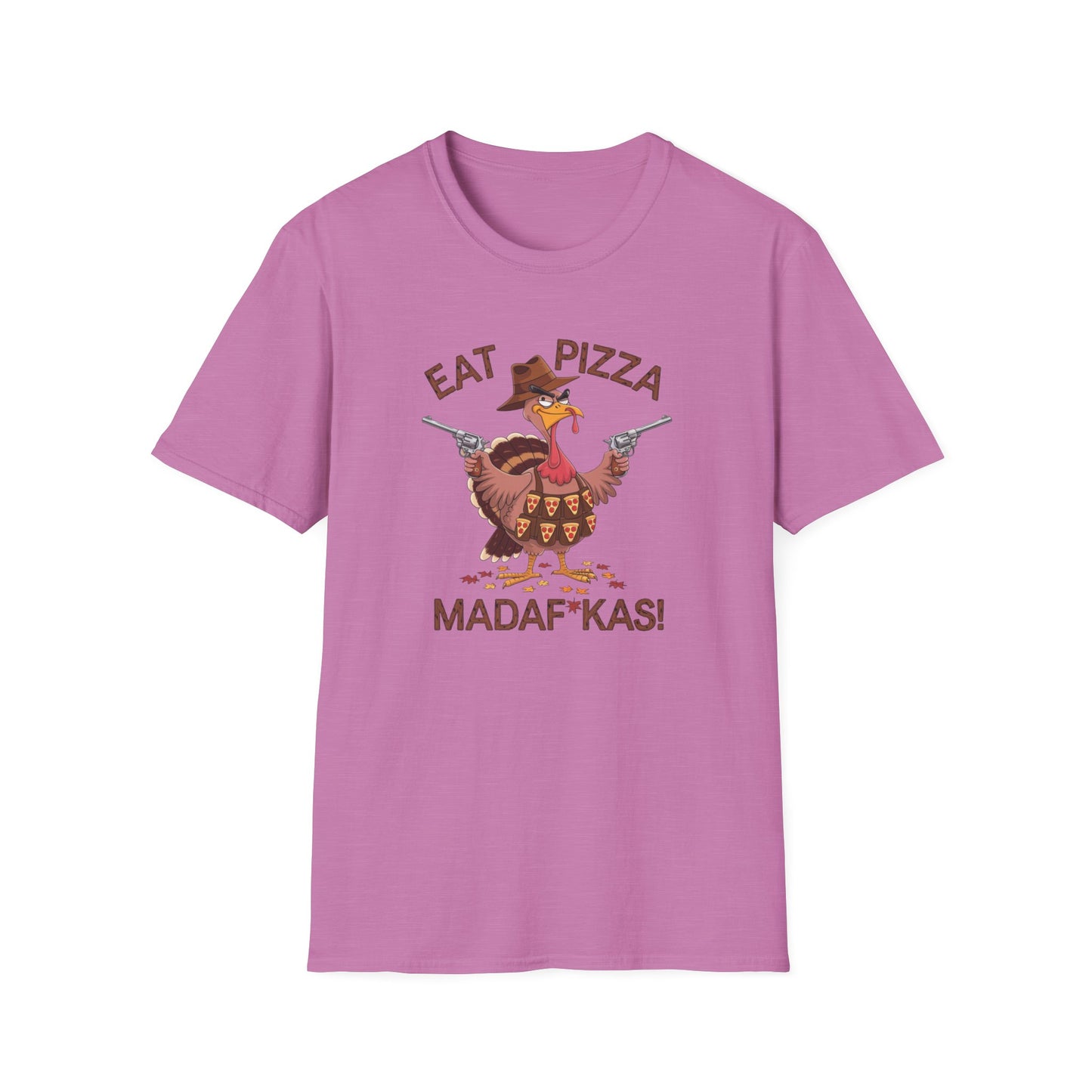 Funny Turkey Pizza Unisex T-Shirt - Perfect for Thanksgiving & Pizza Lovers