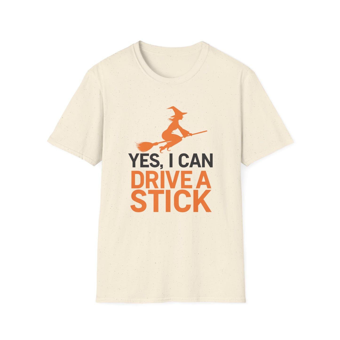 Funny Halloween T-Shirt, Yes I Can Drive a Stick Tee, Unisex Humor Shirt, Witch Broomstick Lover Gift, Halloween Party Apparel, Spooky [...]