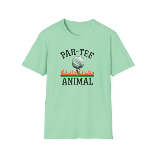 Par-Tee Animal Unisex Softstyle T-Shirt - Fun Golf Tee for Golf Lovers