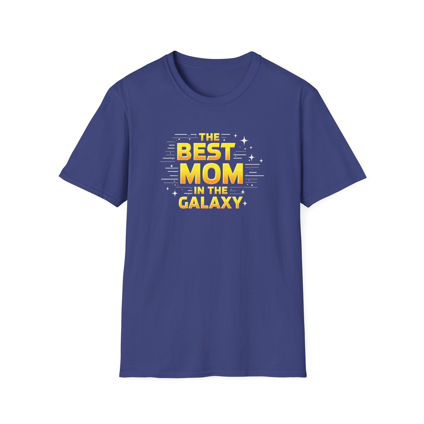 Best Mom in the Galaxy T-Shirt - Unisex Softstyle Tee for Mother's Day, Birthday Gift, Mom Appreciation, Casual Wear, Family Gatherings