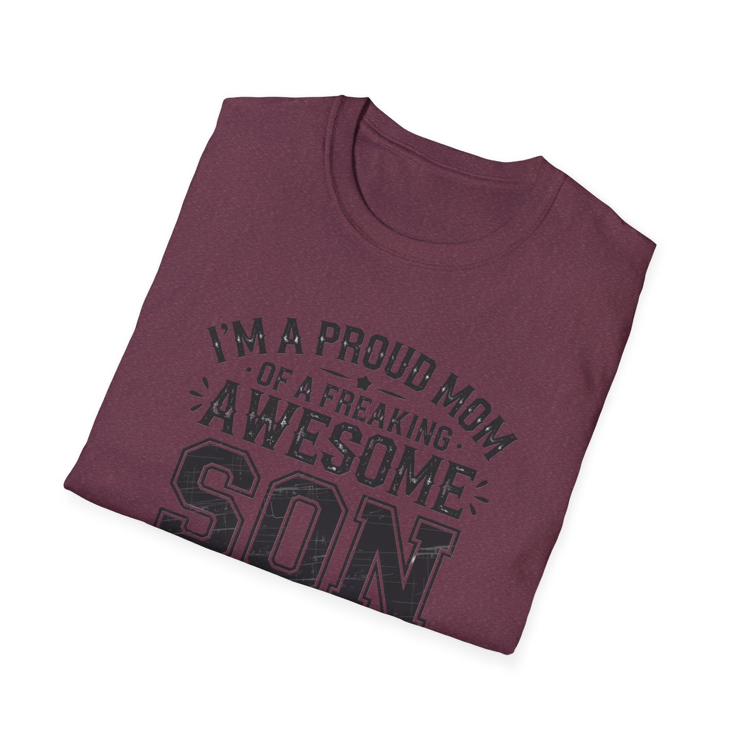 Proud Mom Tee, Fun Gift for Moms, Mother's Day Shirt, Family Humor Tee, Unisex Softstyle T-Shirt