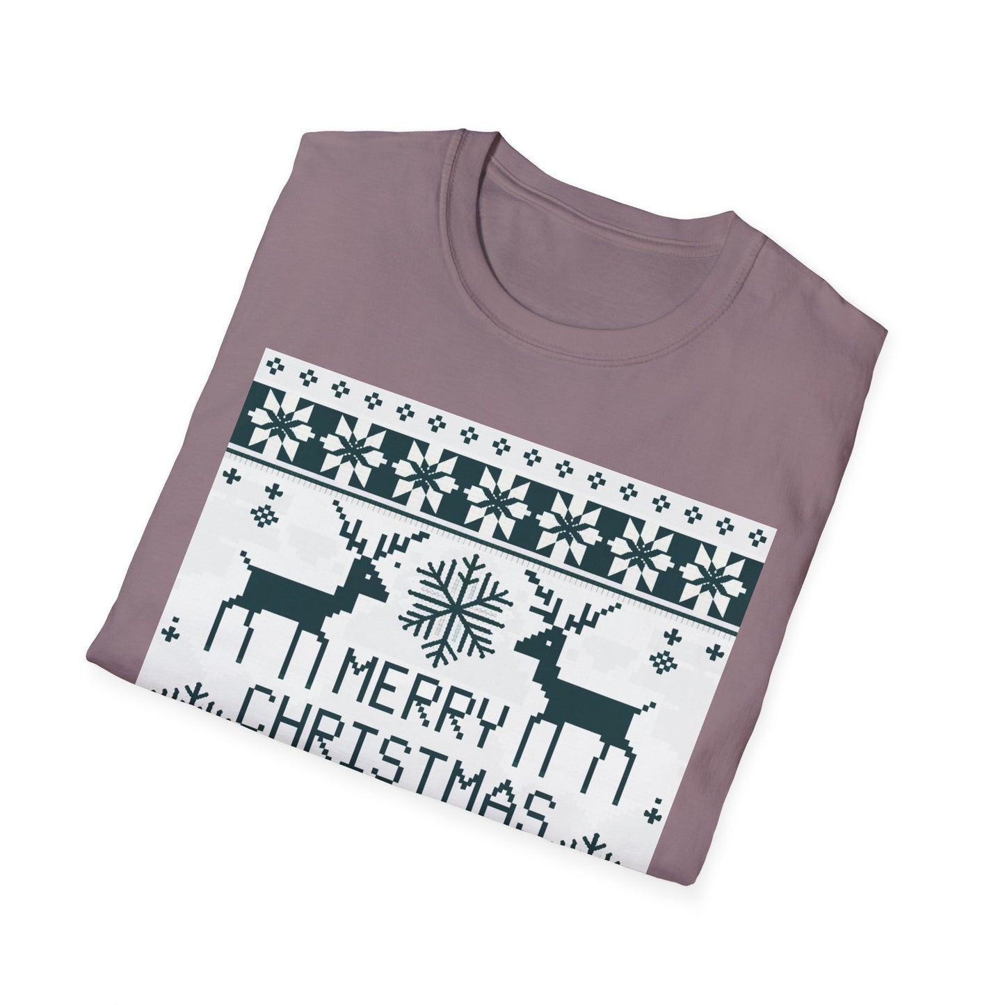 Merry Christmas Bitches Unisex Softstyle T-Shirt, Holiday Graphic Tee, Festive Apparel, Unique Gift for Him/Her, Christmas Party Wear